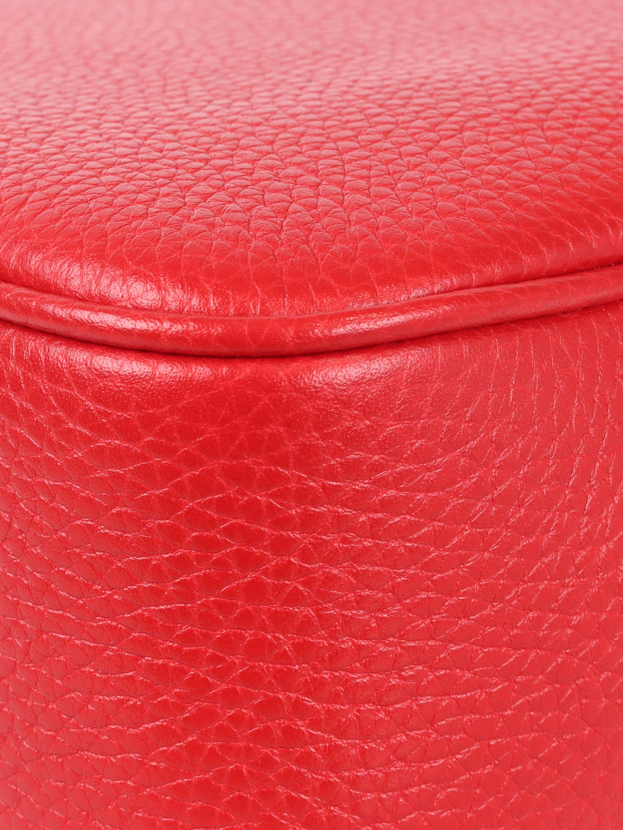 Gucci Small Red Soho Disco Camera Bag