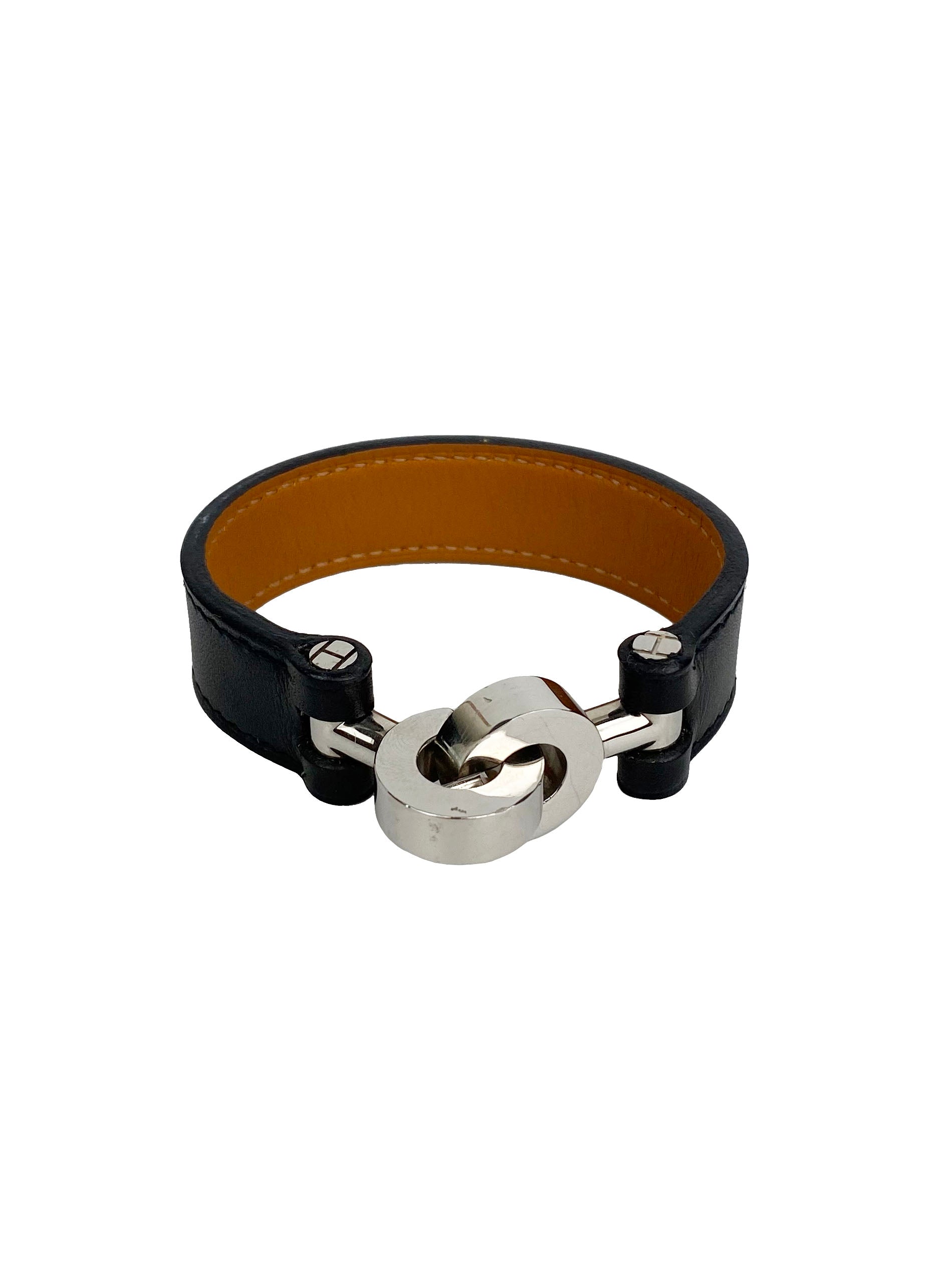 HermesBlackLeatherInterlockingBracelet-1.jpg