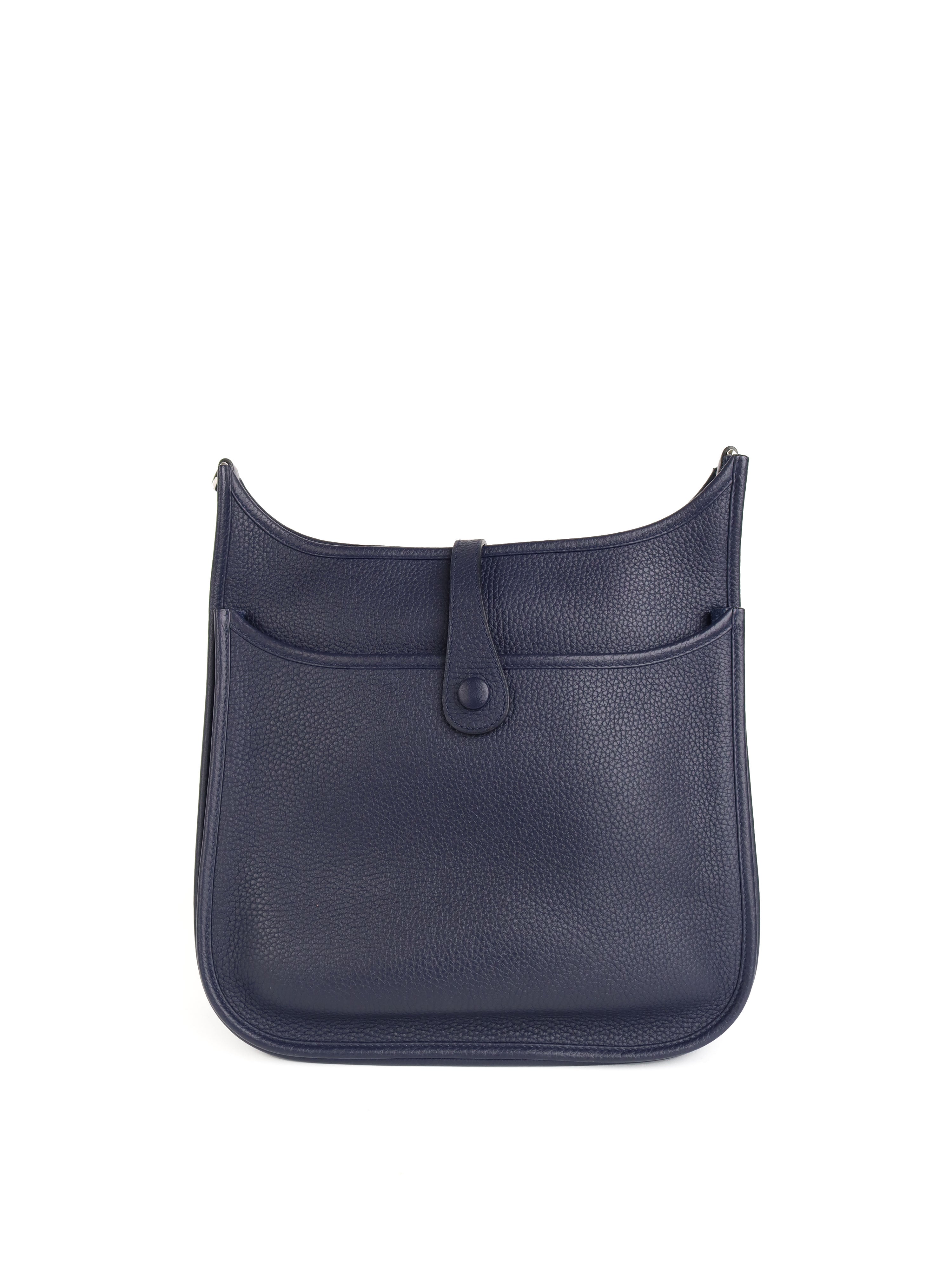 Hermes Bleu Nuit 2Z Evelyne 29 Bag