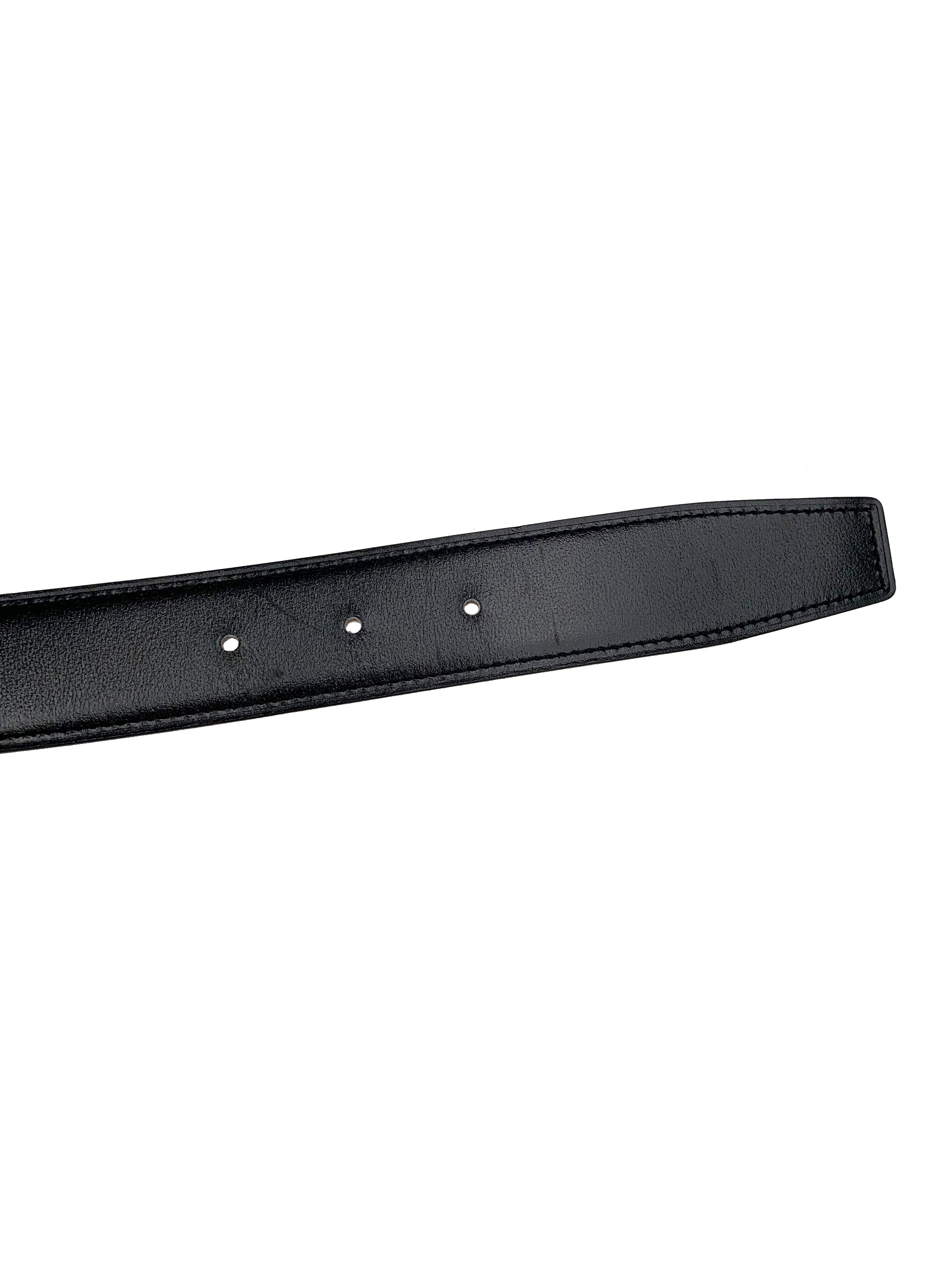 Hermes Constance Belt with Black/Gold Reversible Strap 90