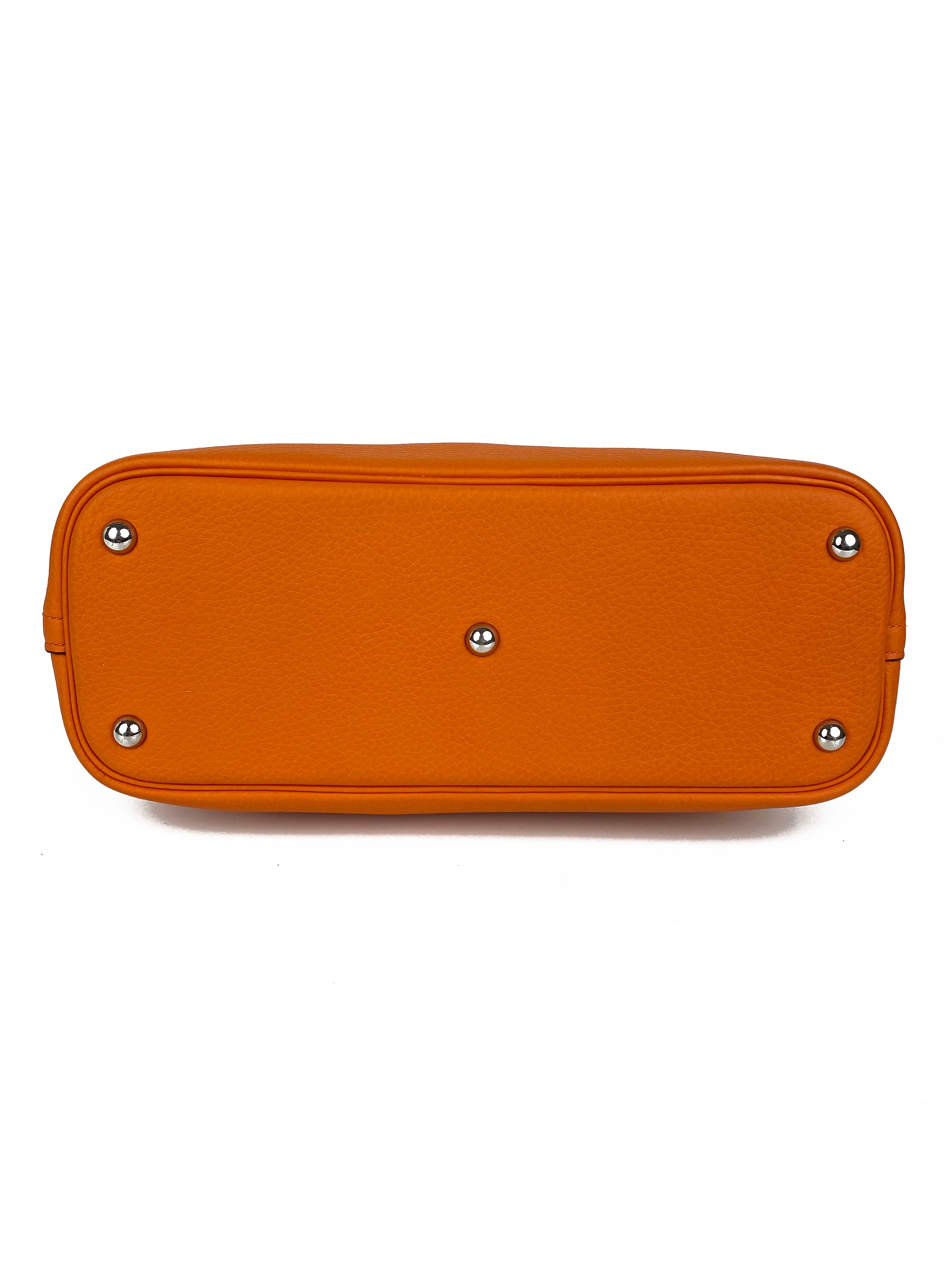 Hermes Orange Bolide 31 Bag