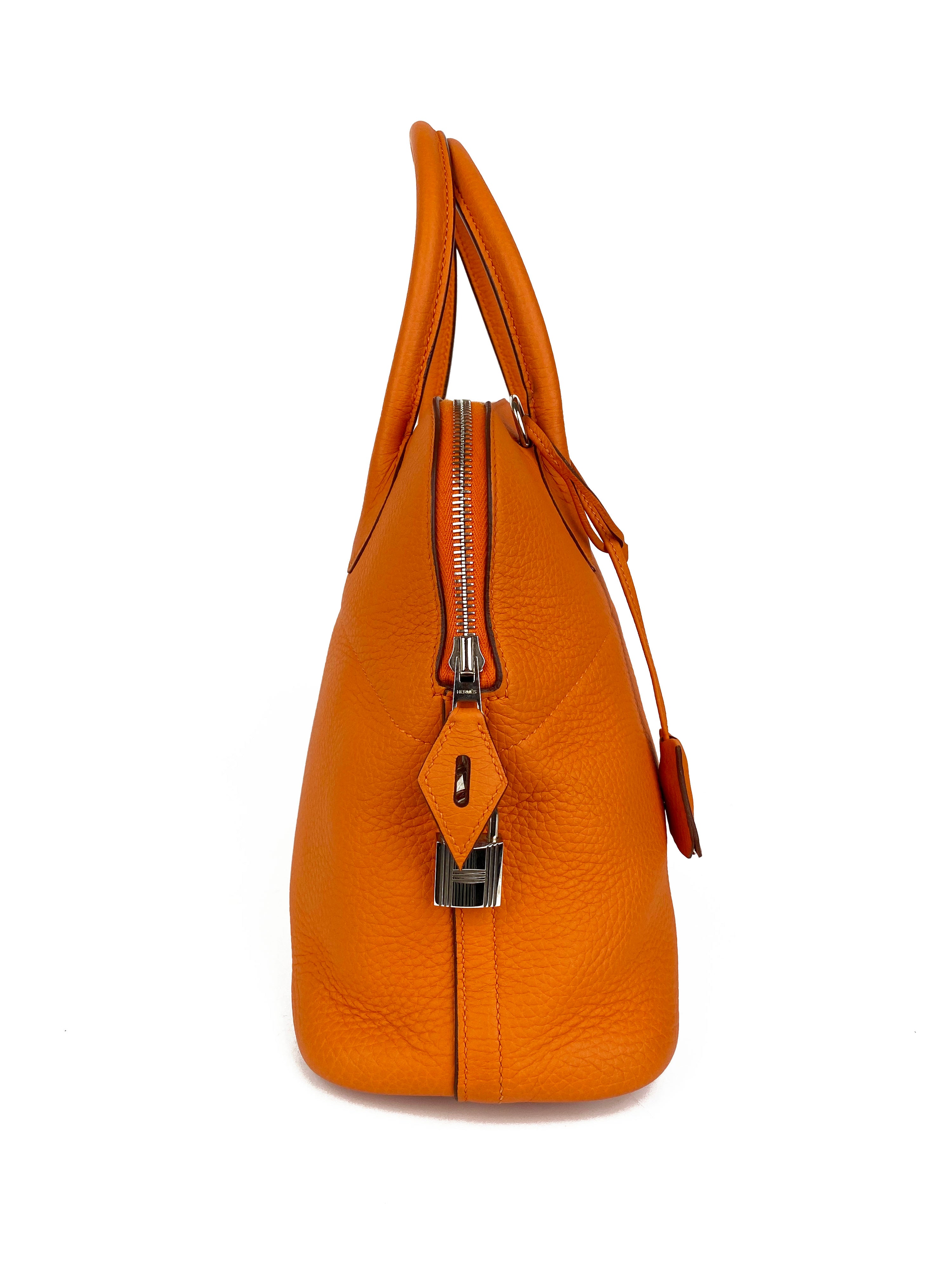 Hermes Orange Bolide 31 Bag