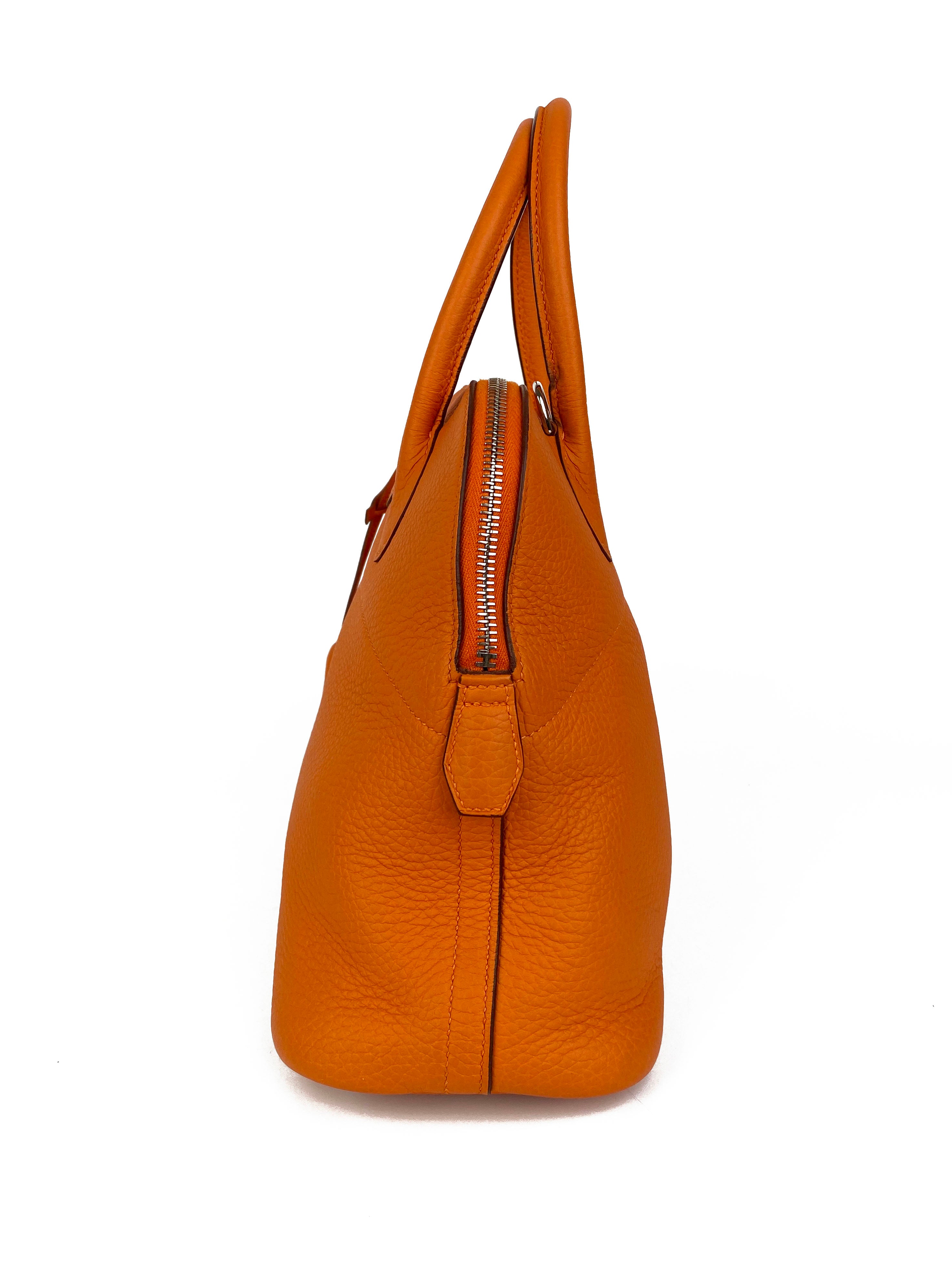 Hermes Orange Bolide 31 Bag