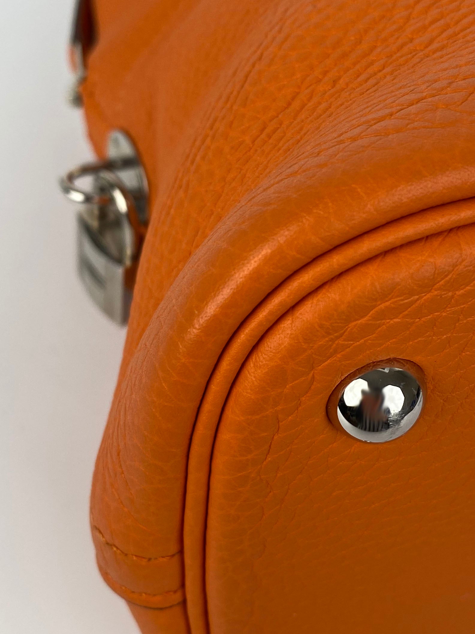 Hermes Orange Bolide 31 Bag