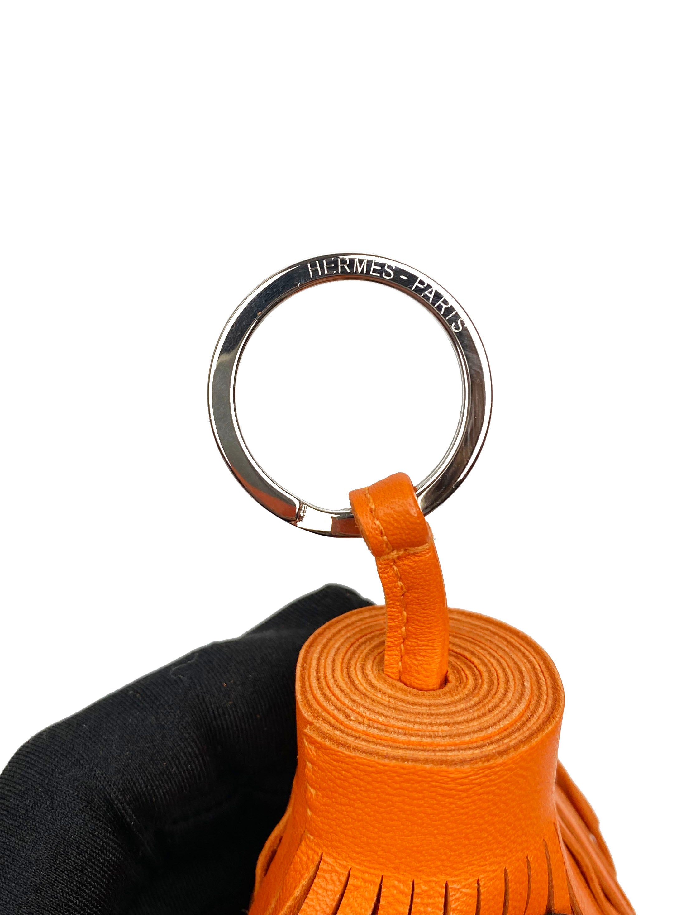 Hermes Orange Carmen Bag Charm