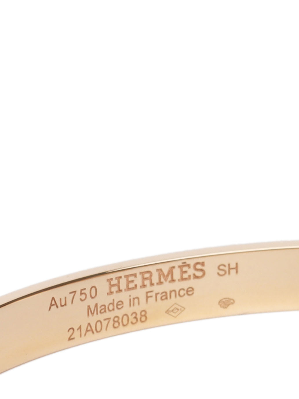 Hermes Rose Gold d
Ancre Bracelet