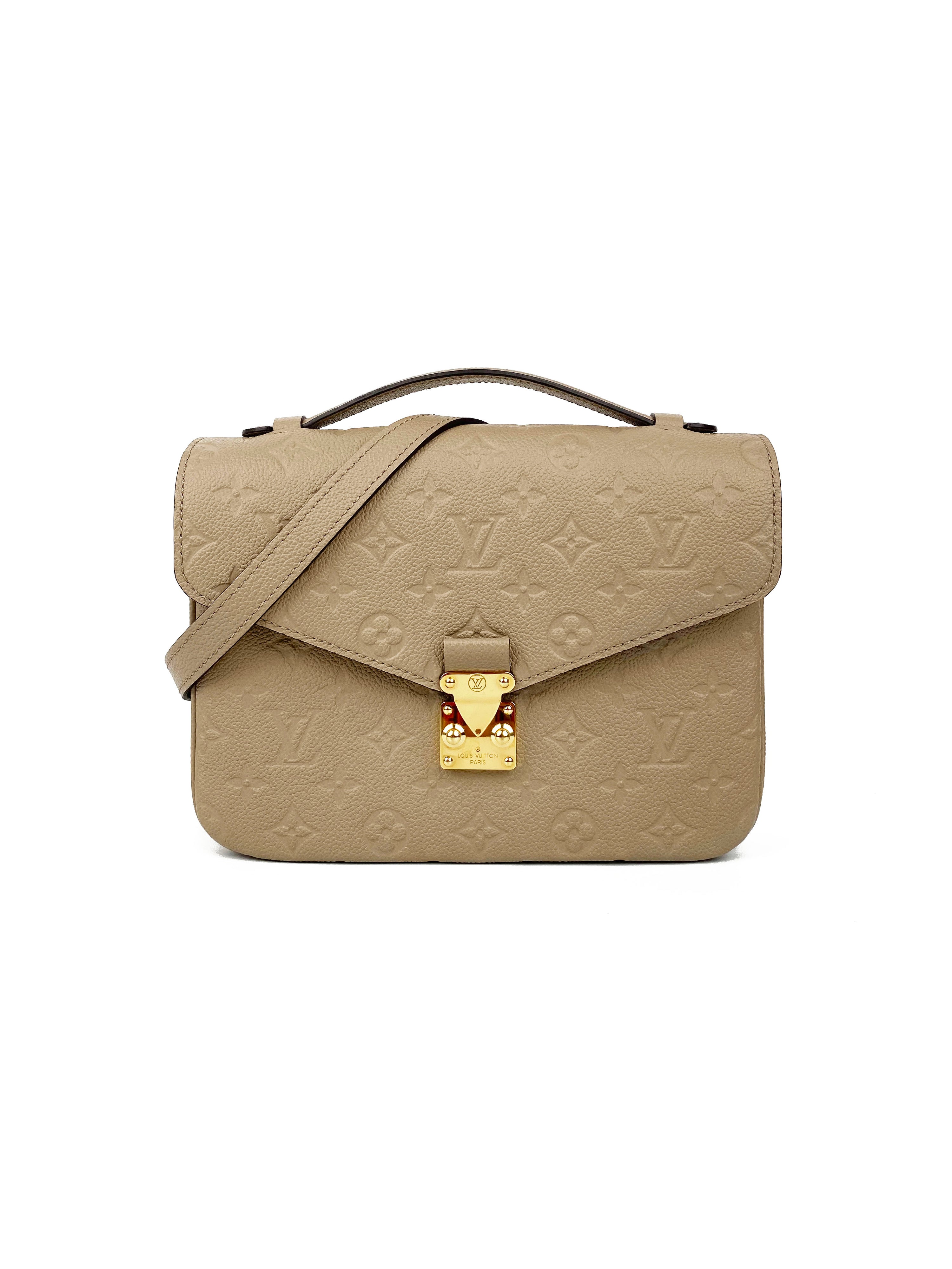 Louis Vuitton Beige Pochette Metis Bag