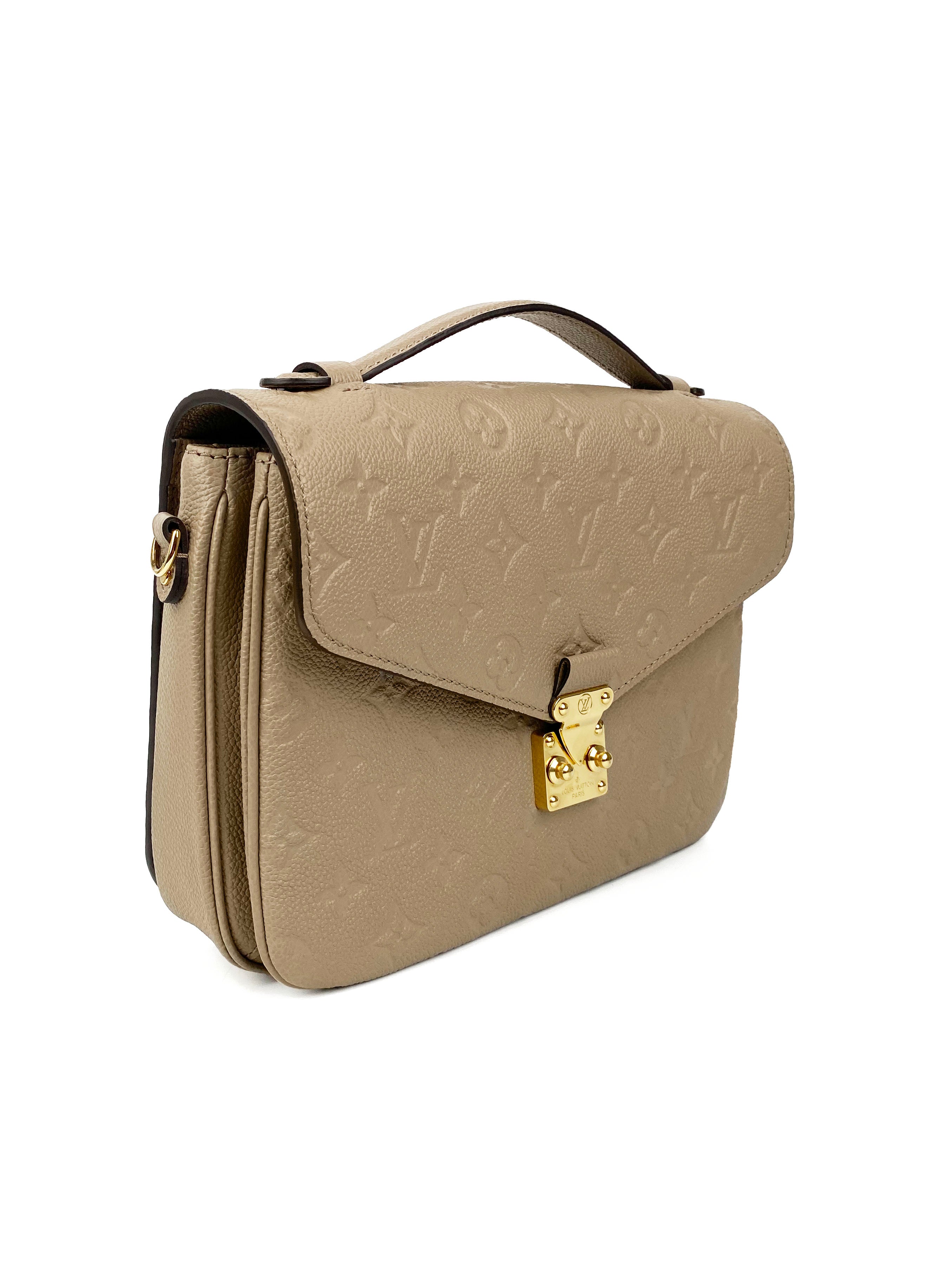 Louis Vuitton Beige Pochette Metis Bag