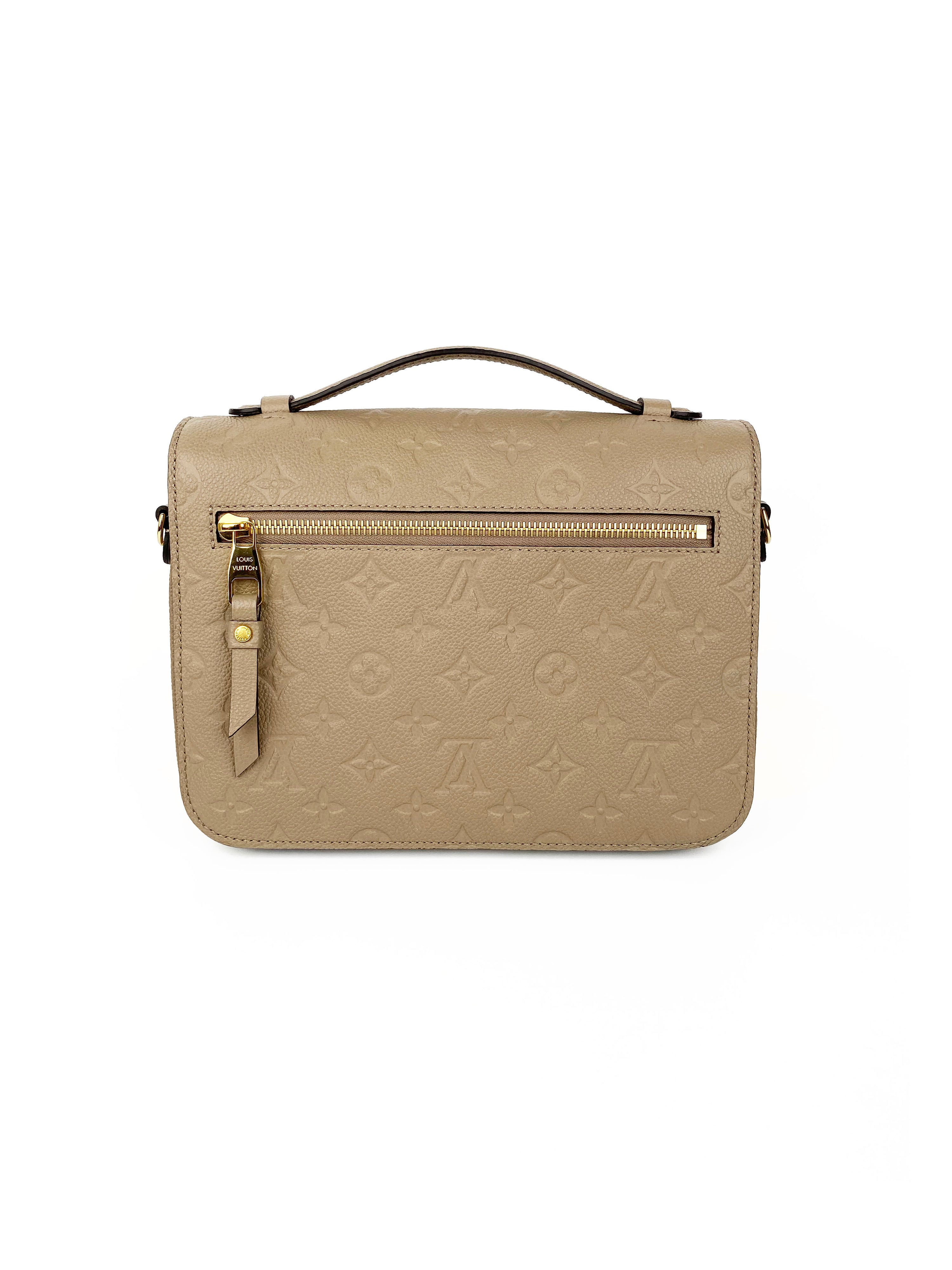 Louis Vuitton Beige Pochette Metis Bag