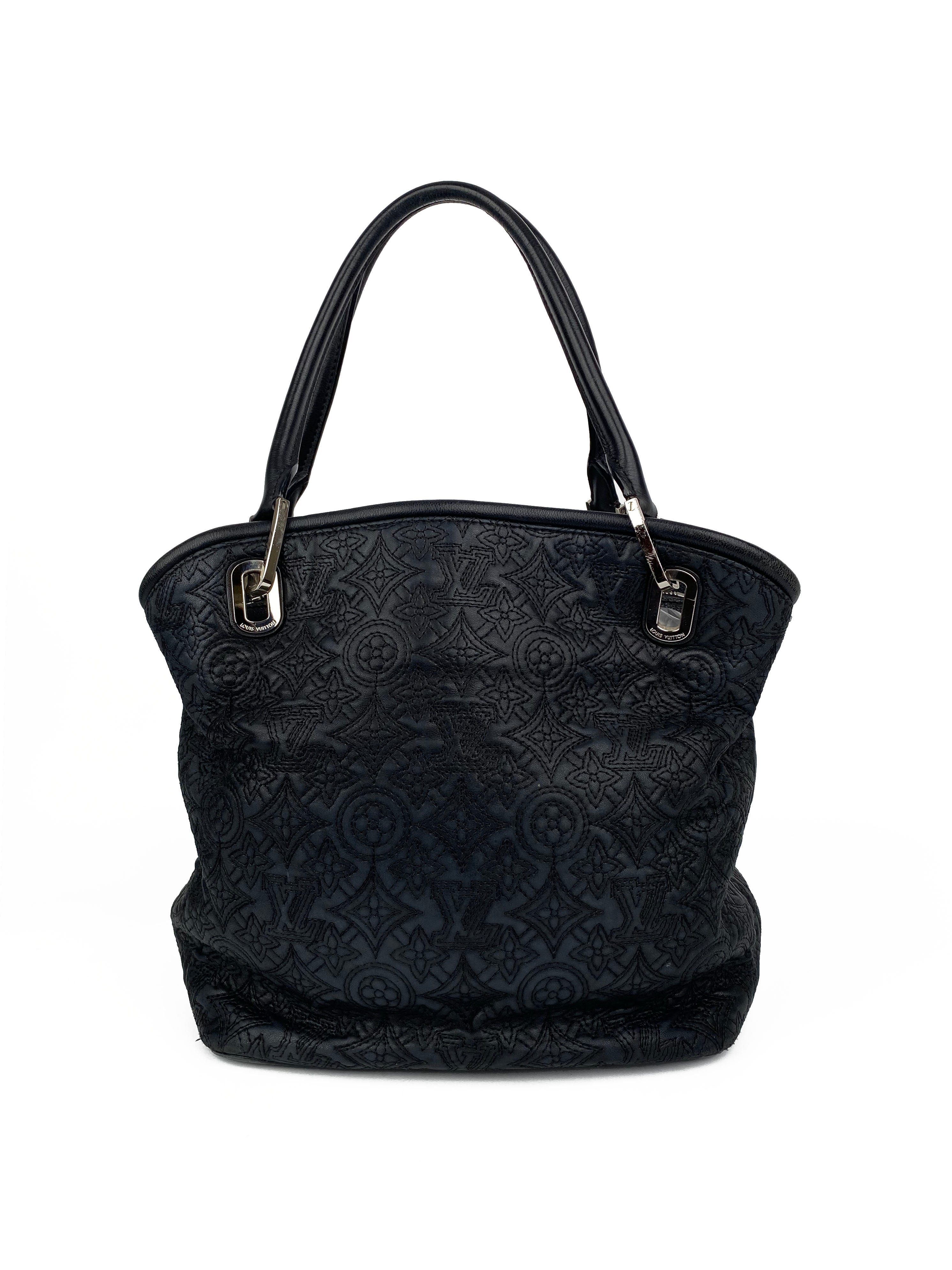 Louis Vuitton Black Antheia Hobo PM Bag