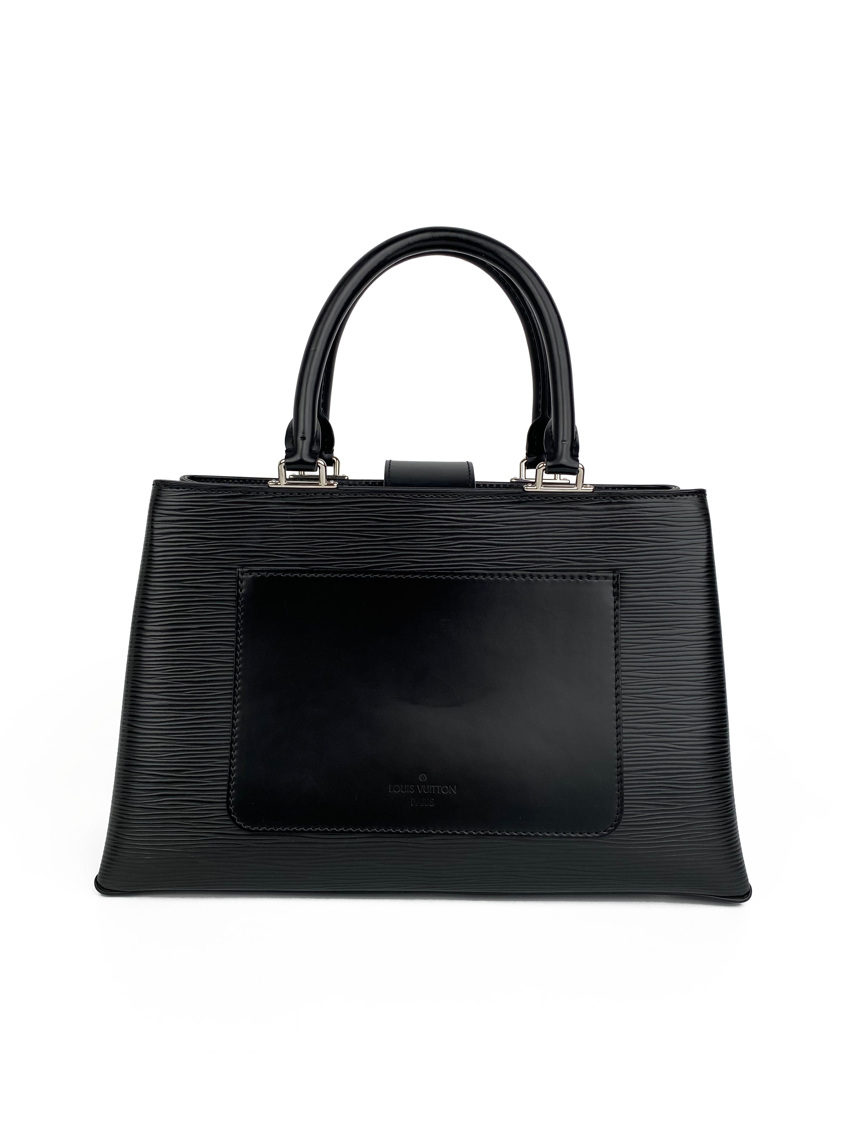 Louis Vuitton Black Epi Shoulder Bag