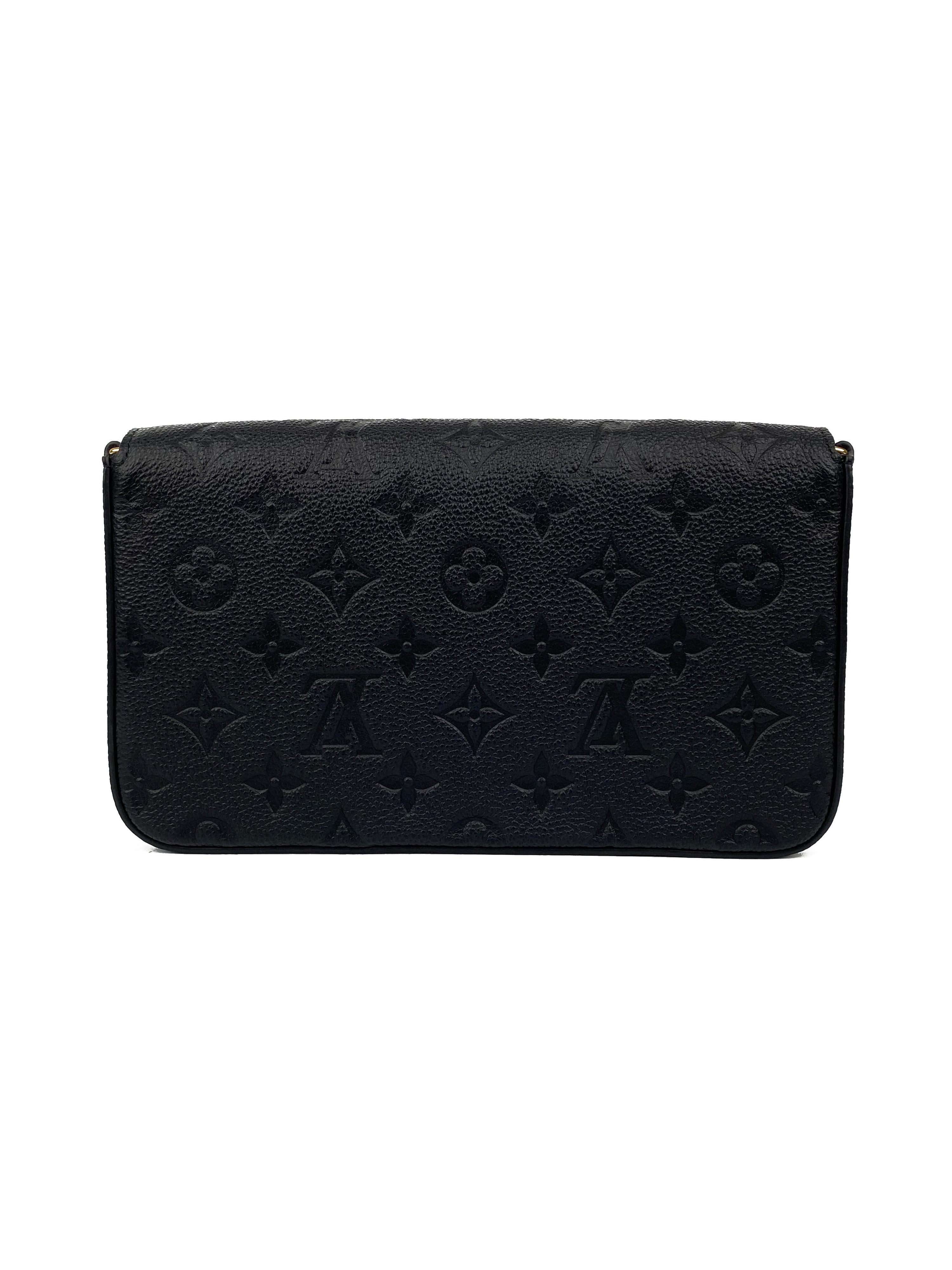 Louis Vuitton Black Felicie Pochette Bag