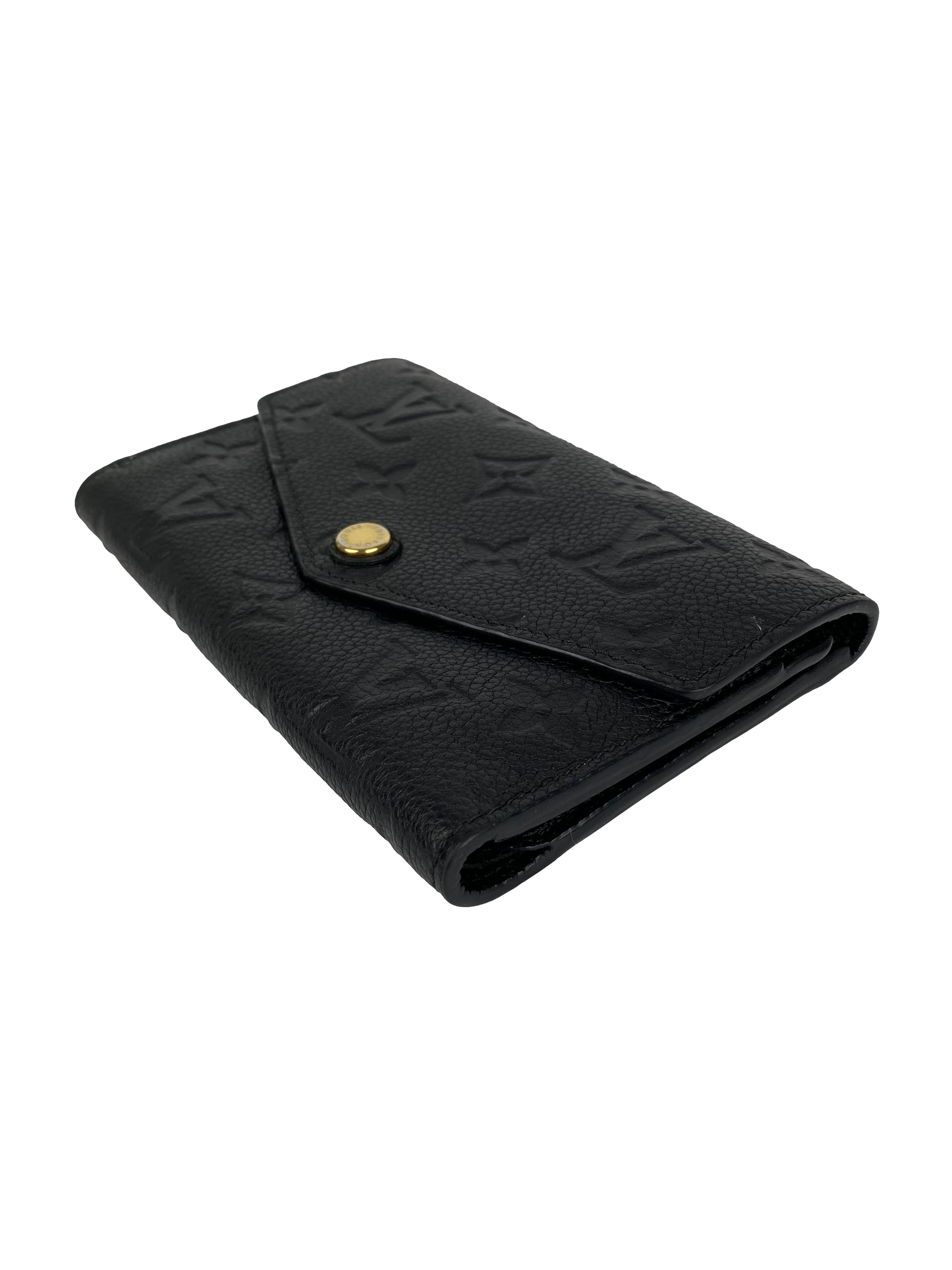 Louis Vuitton Black Sarah Wallet