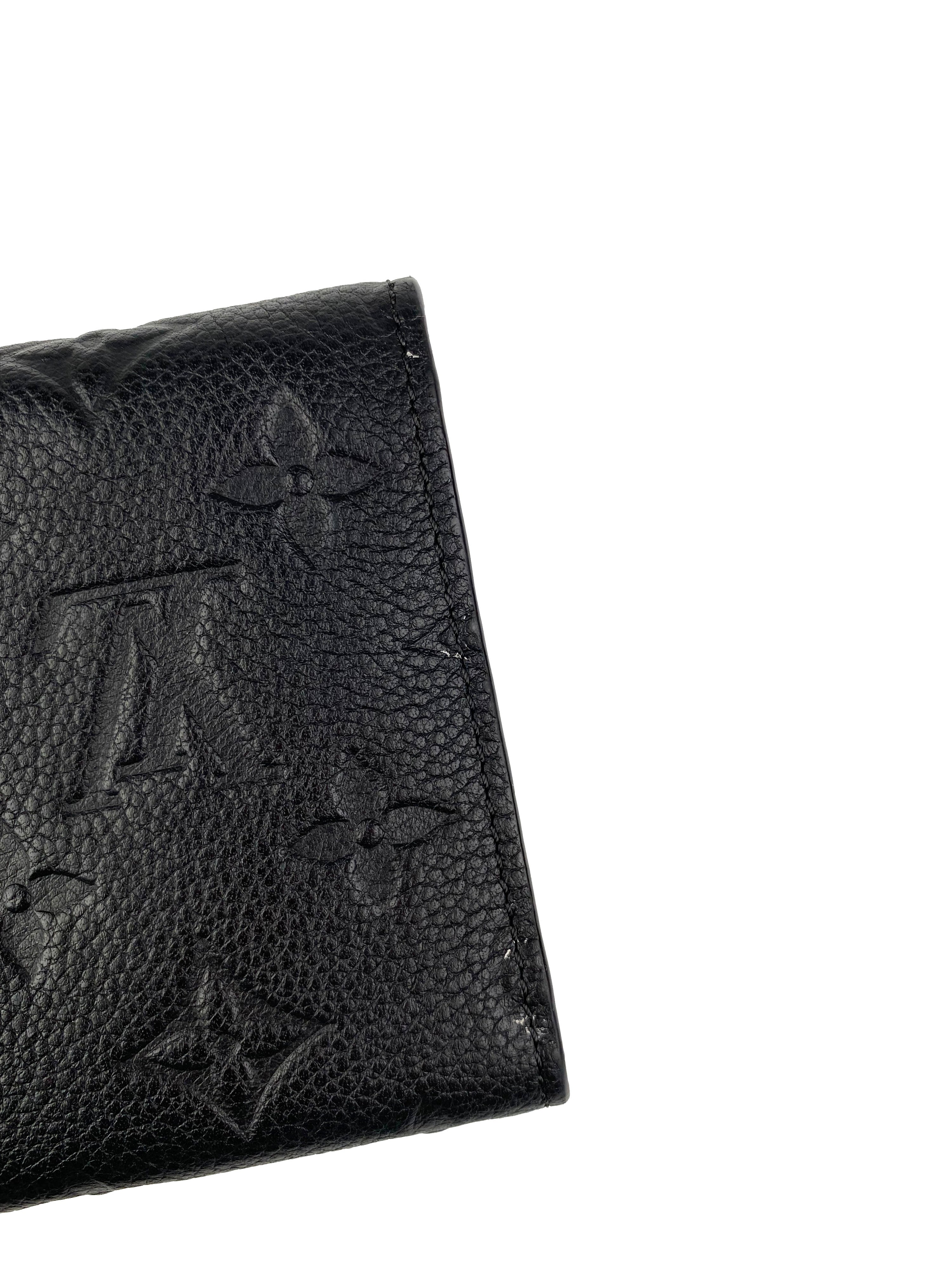 Louis Vuitton Black Sarah Wallet