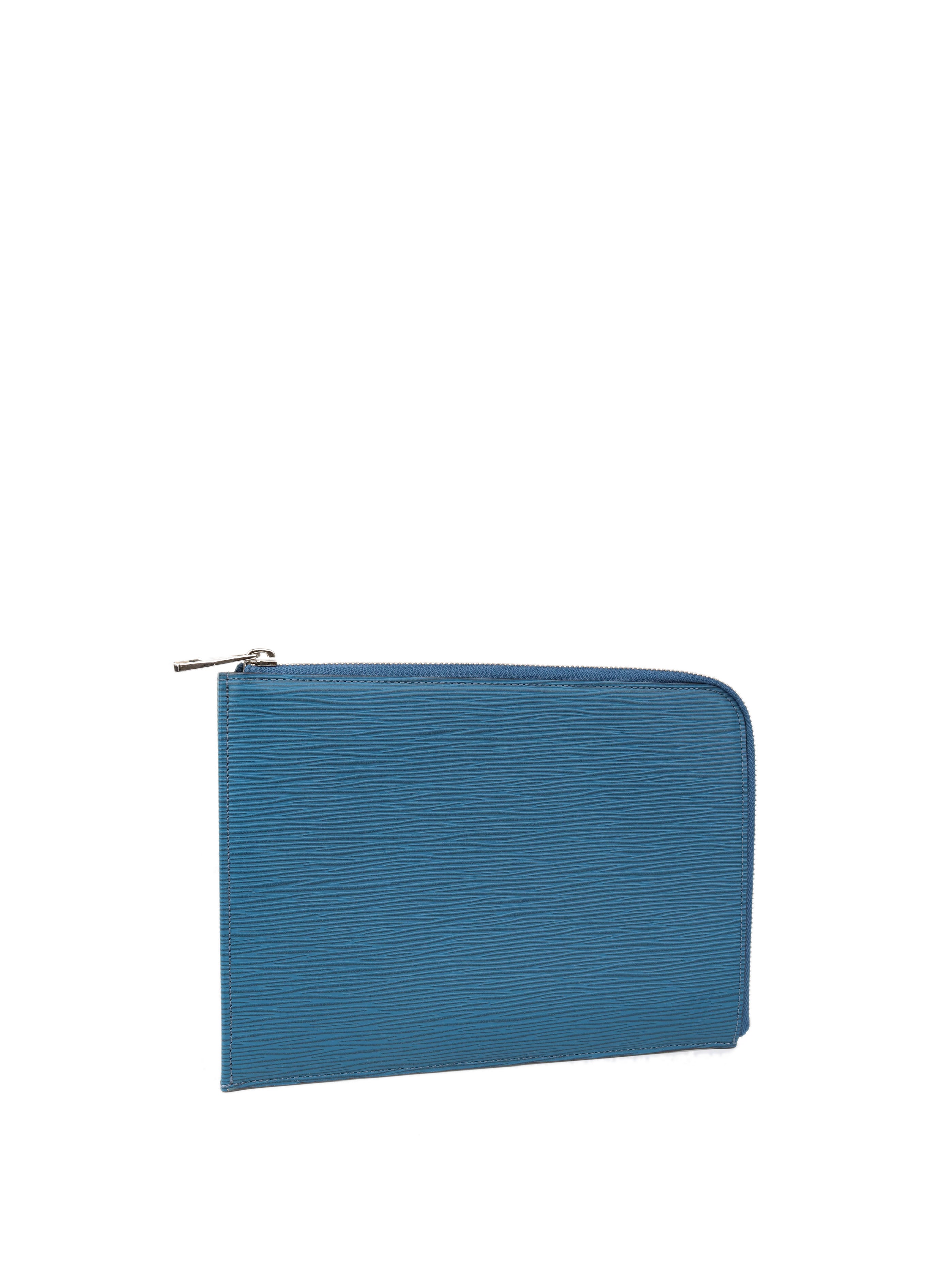 Louis Vuitton Blue Epi Leather Pouch