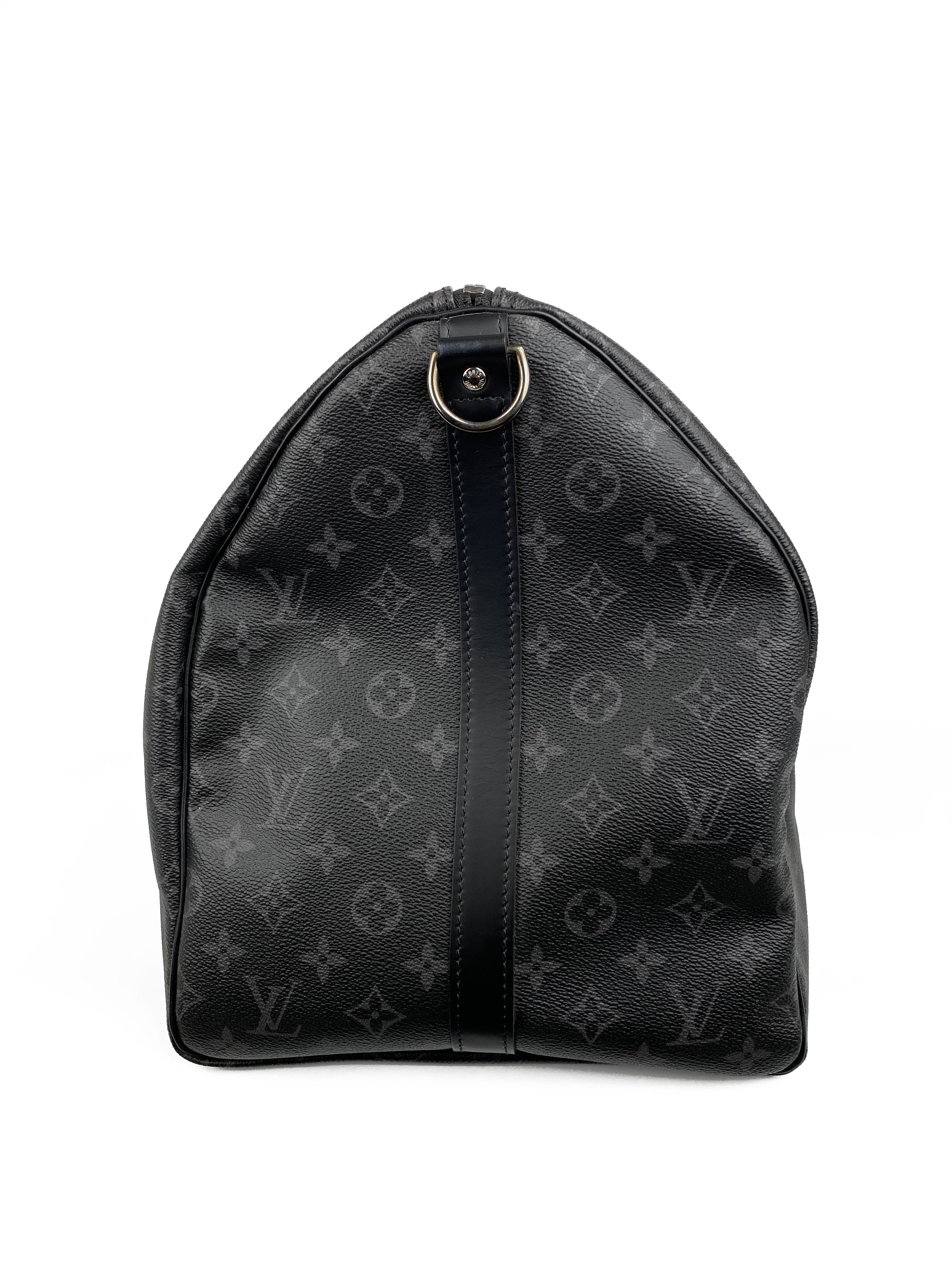 Louis Vuitton Eclipse Monogram Keepall Bandouliere 55 Bag