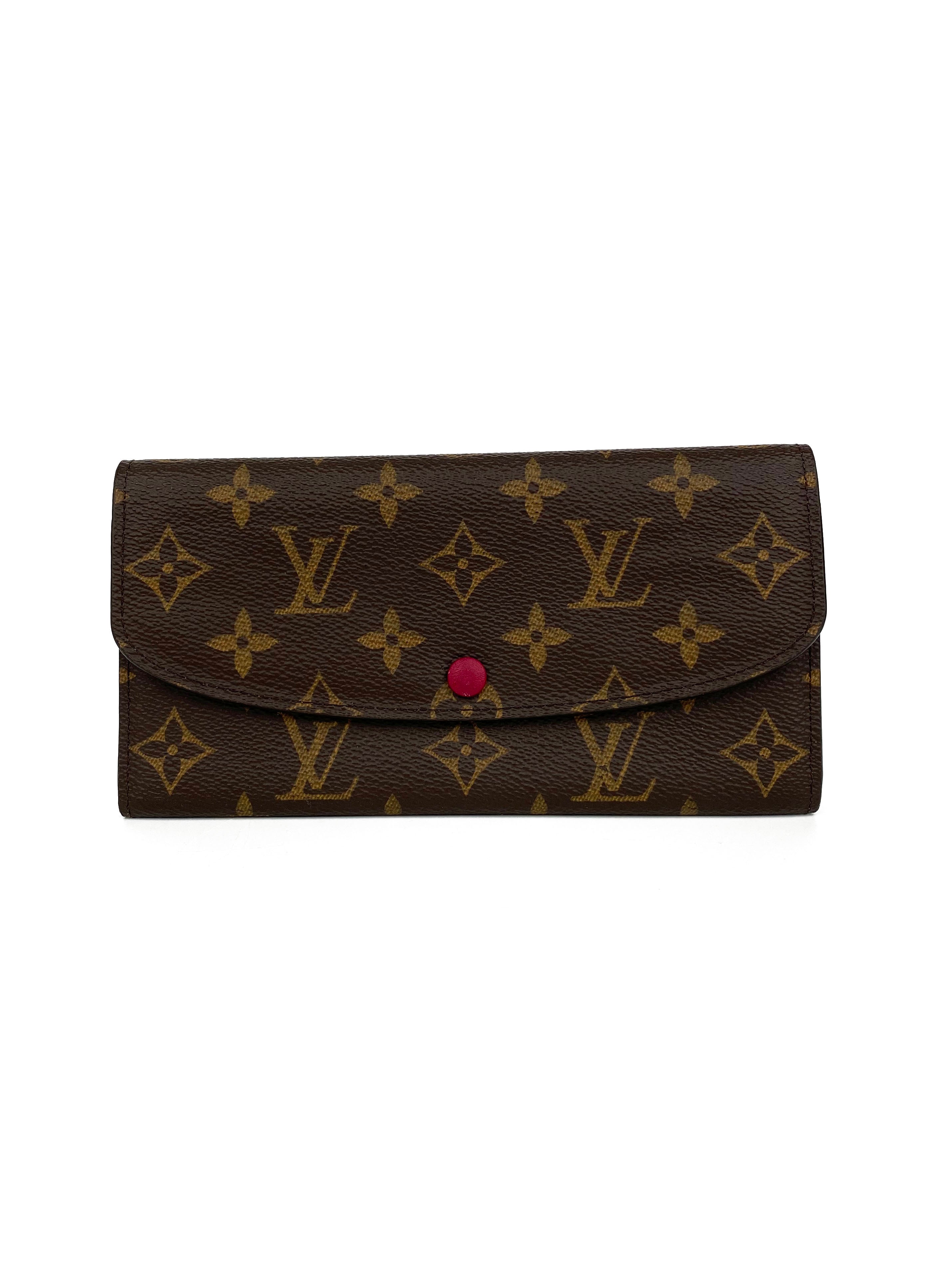 Louis Vuitton Fuschia Monogram Emilie Wallet