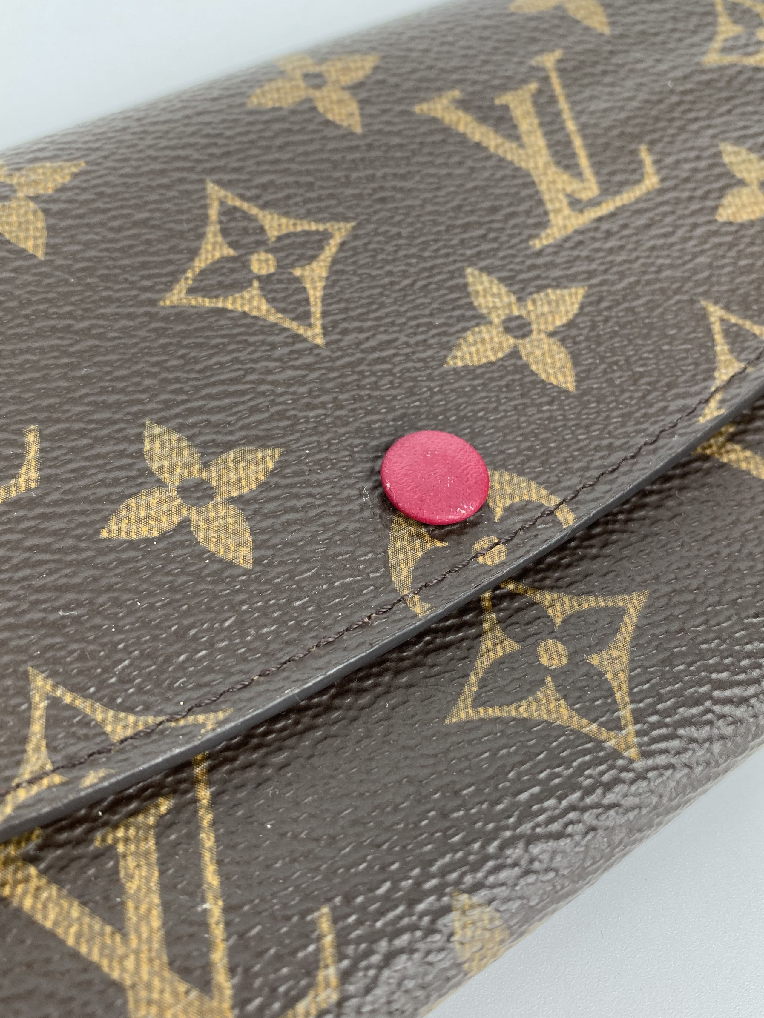 Louis Vuitton Fuschia Monogram Emilie Wallet