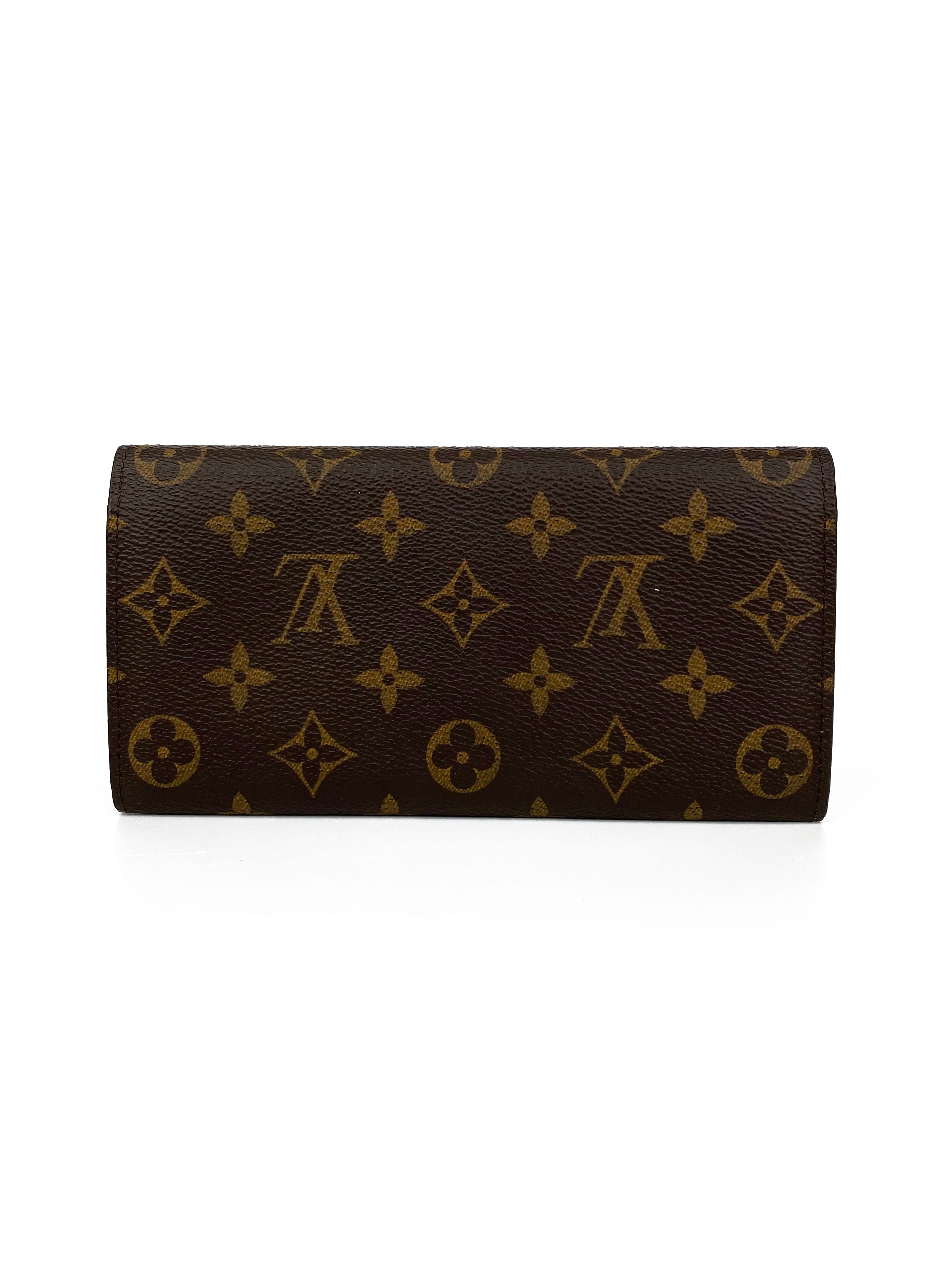 Louis Vuitton Fuschia Monogram Emilie Wallet