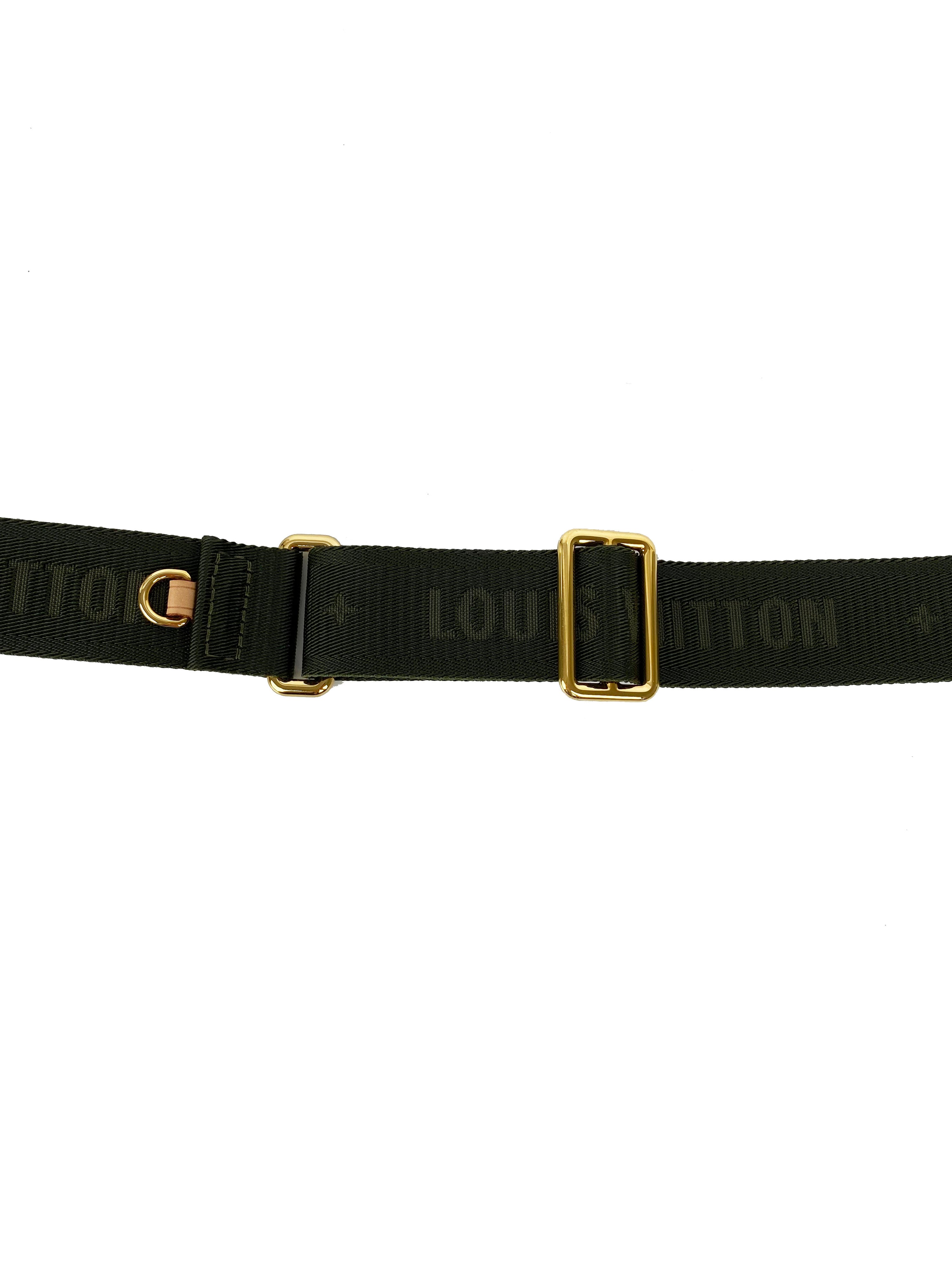 Louis Vuitton Khaki Bandouliere Jacquard Strap