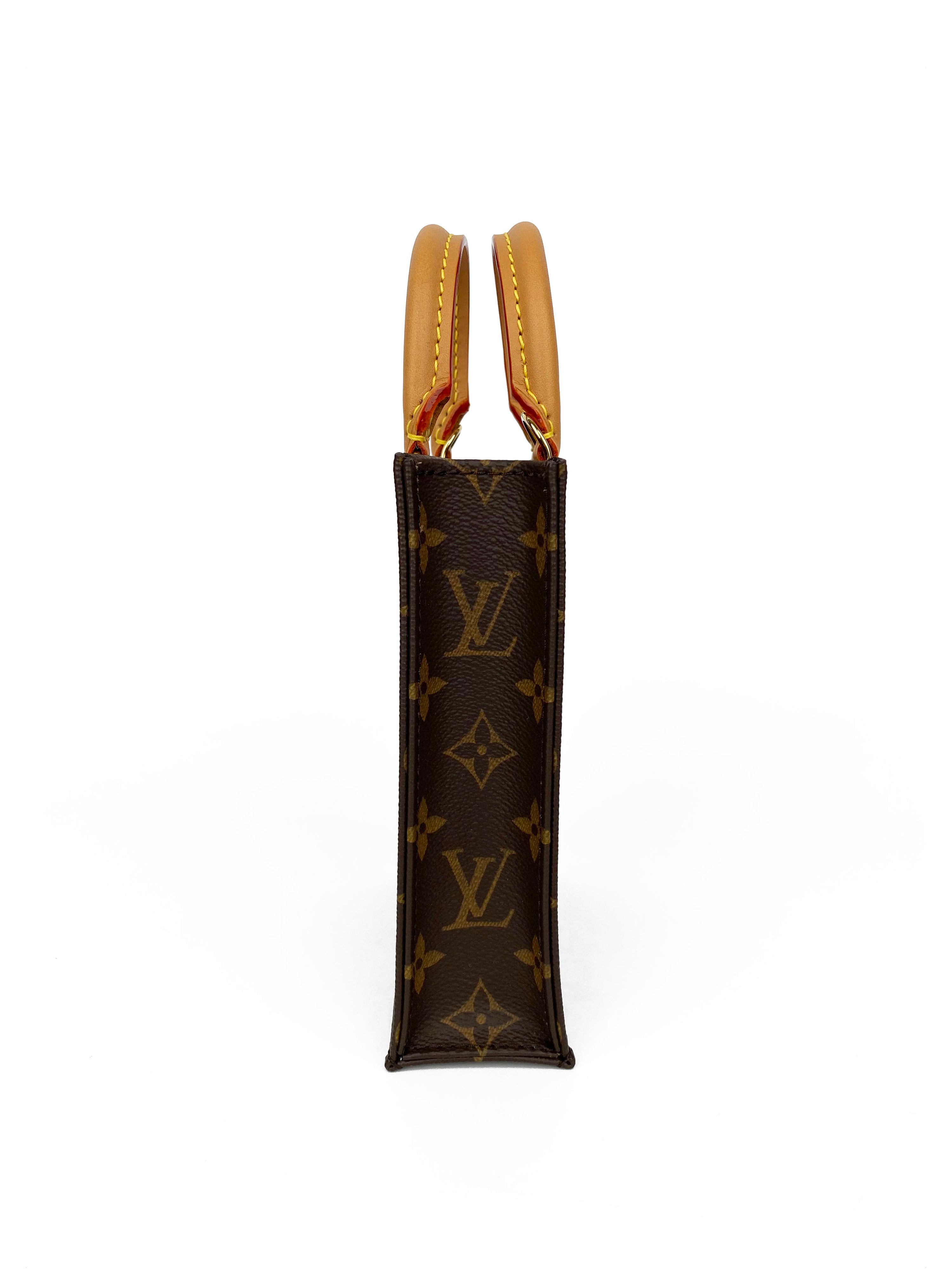 Louis Vuitton Monogram Petit Sac Plat Bag