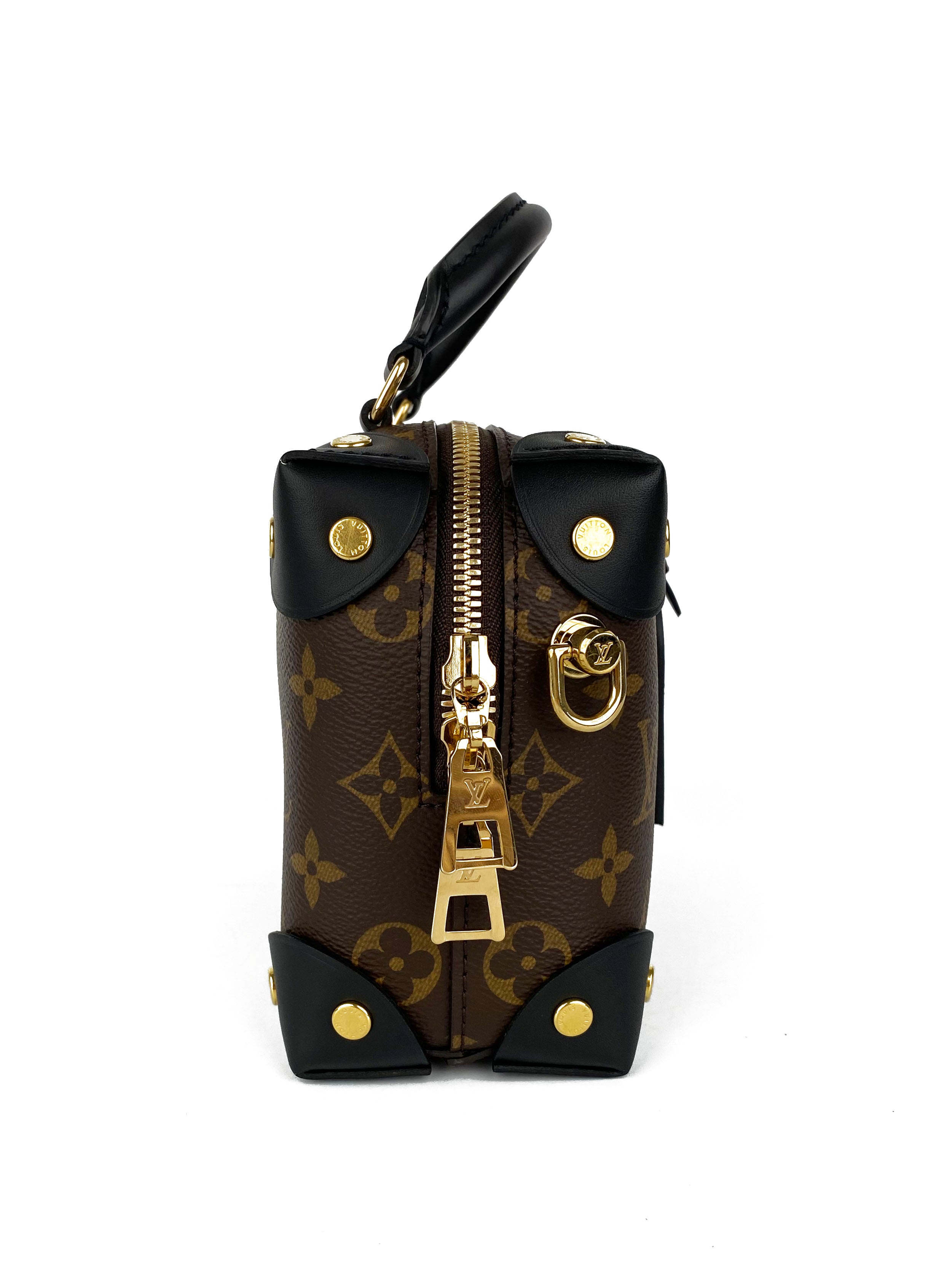 Louis Vuitton Monogram Petite Malle Souple Bag