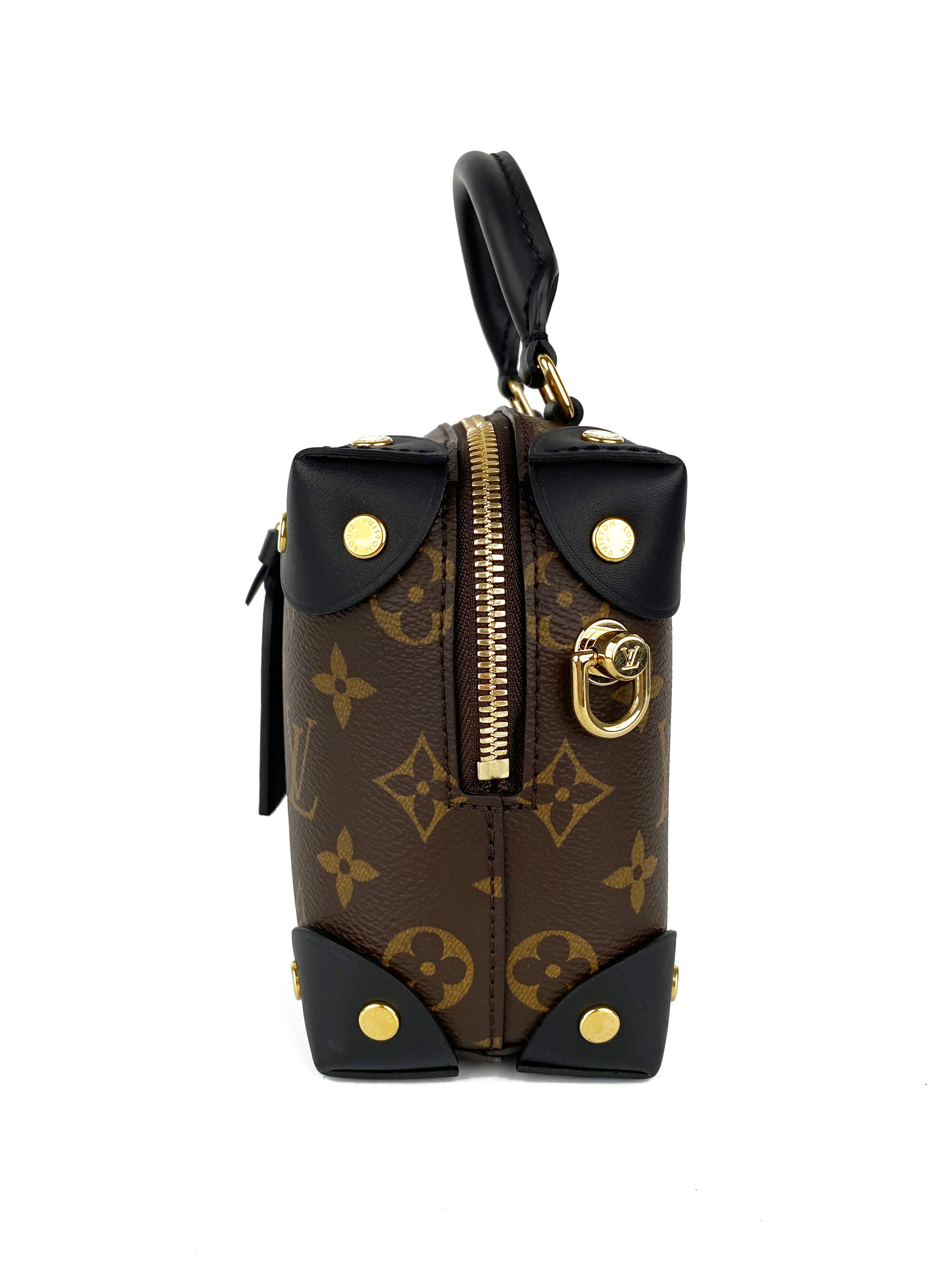 Louis Vuitton Monogram Petite Malle Souple Bag