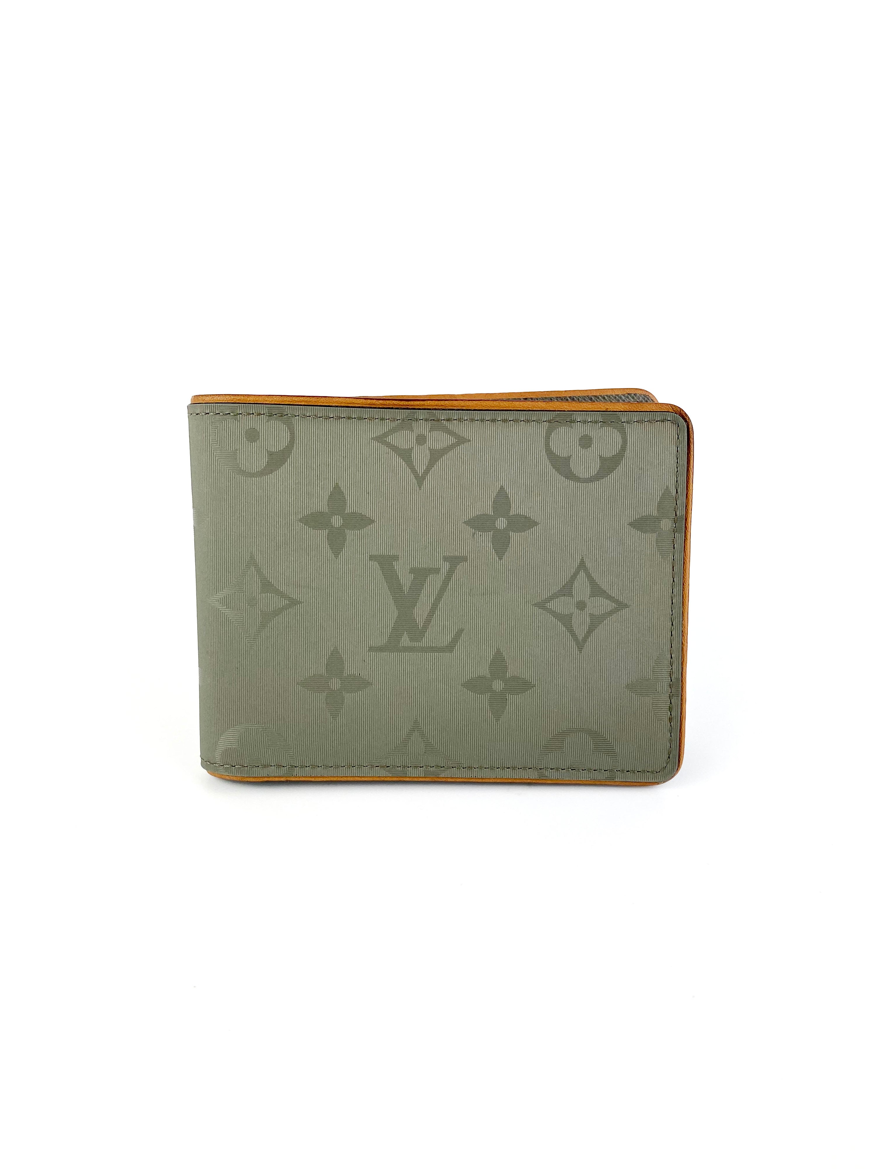 Louis Vuitton Silver Monogram Titanium Wallet