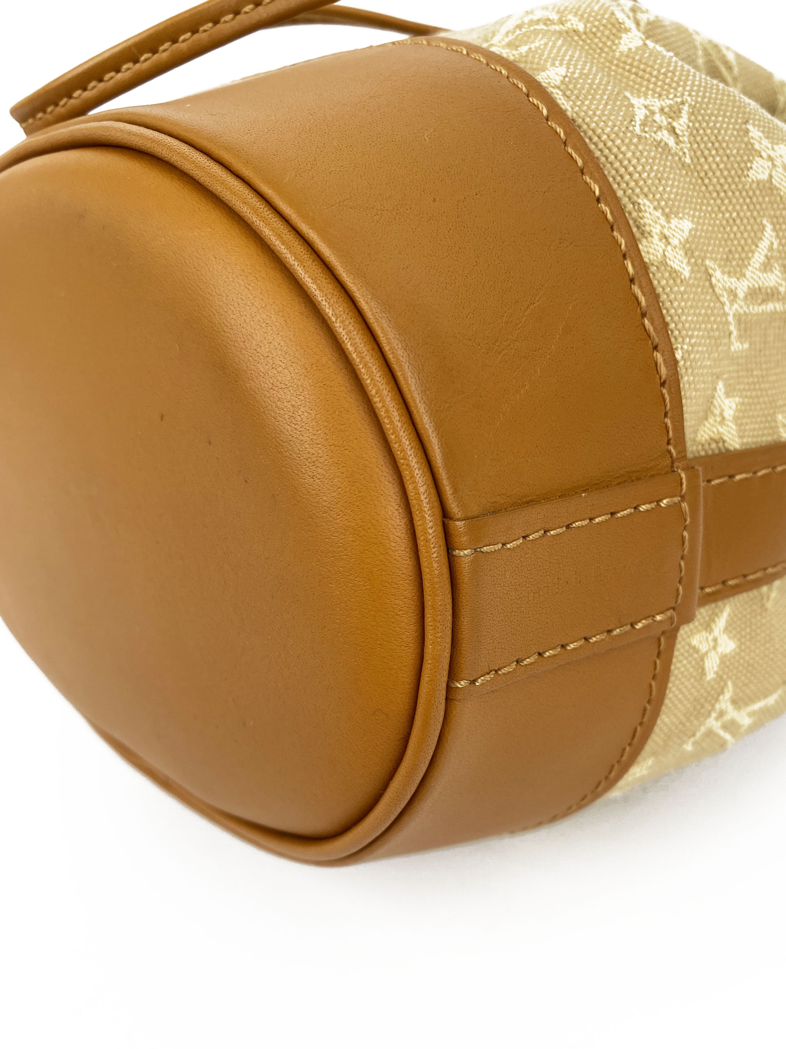 Louis Vuitton Tan Mini Noelie Bucket Bag