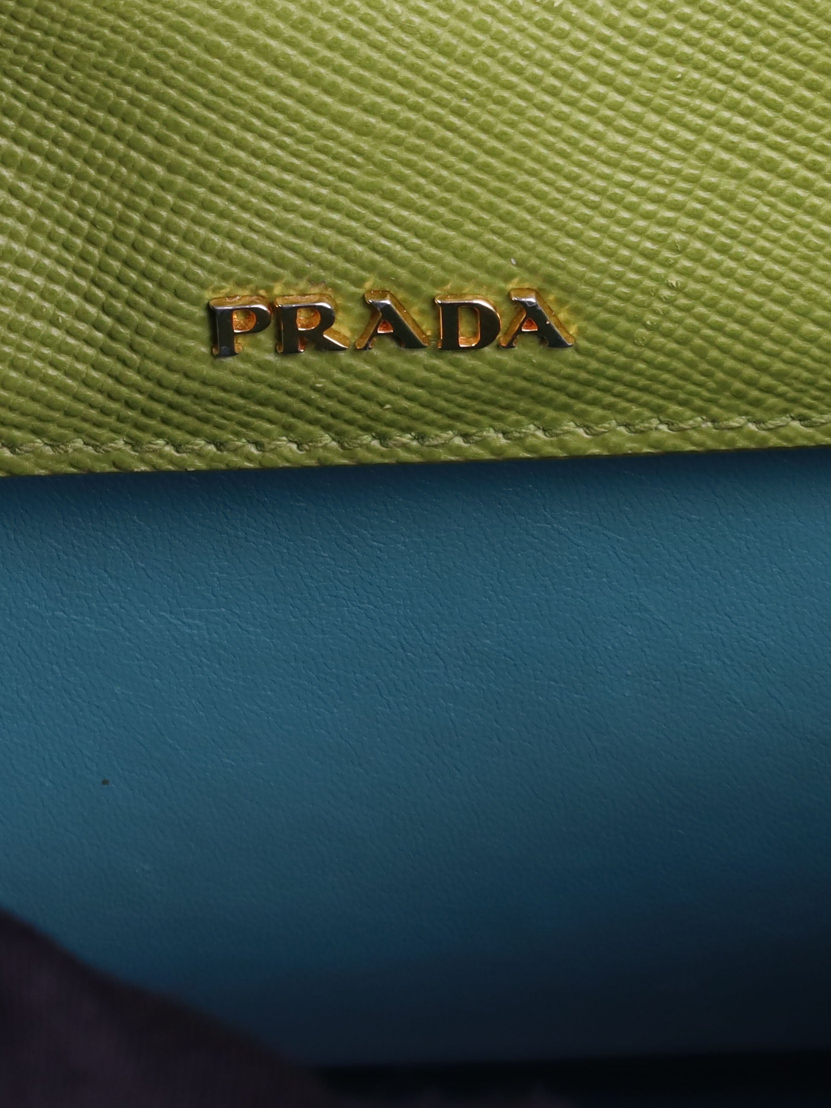 Prada Green Medium Double Bag