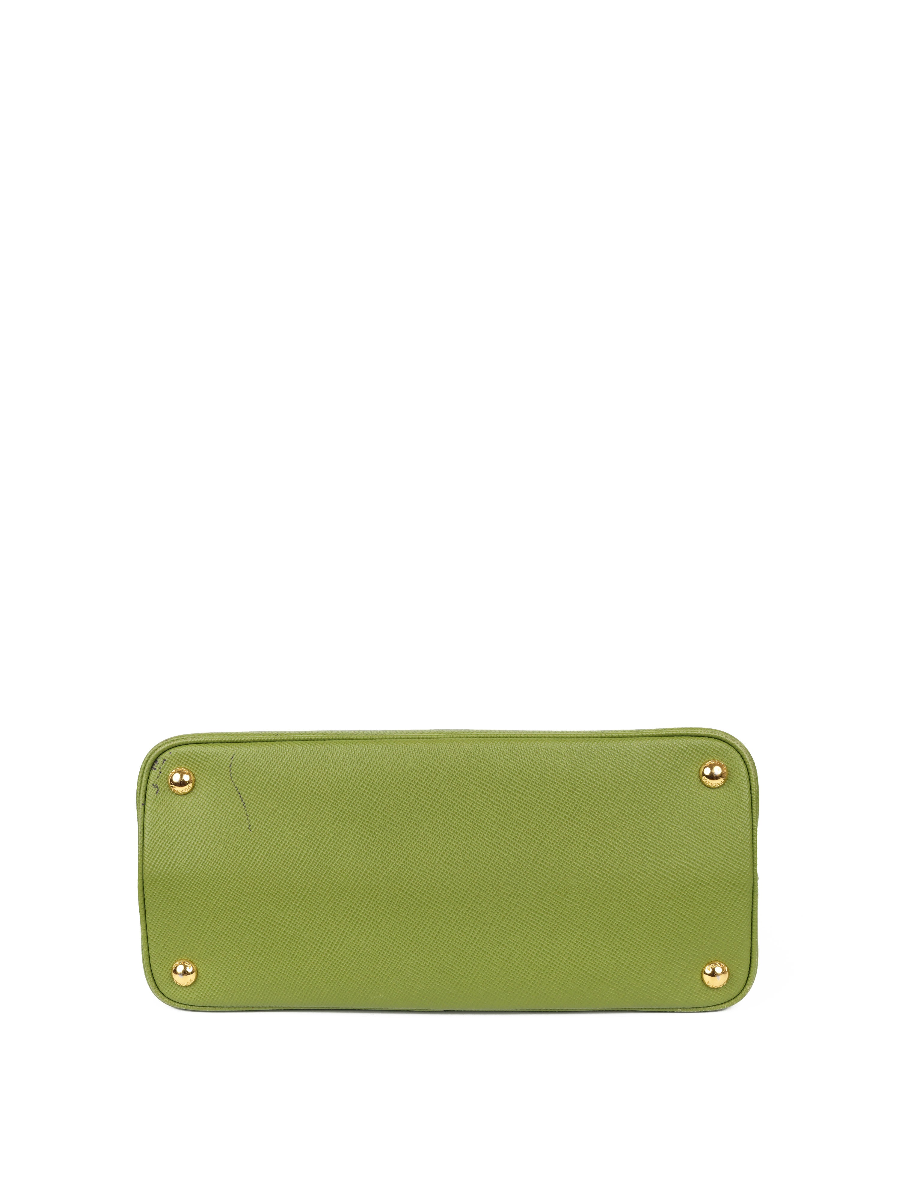 Prada Green Medium Double Bag