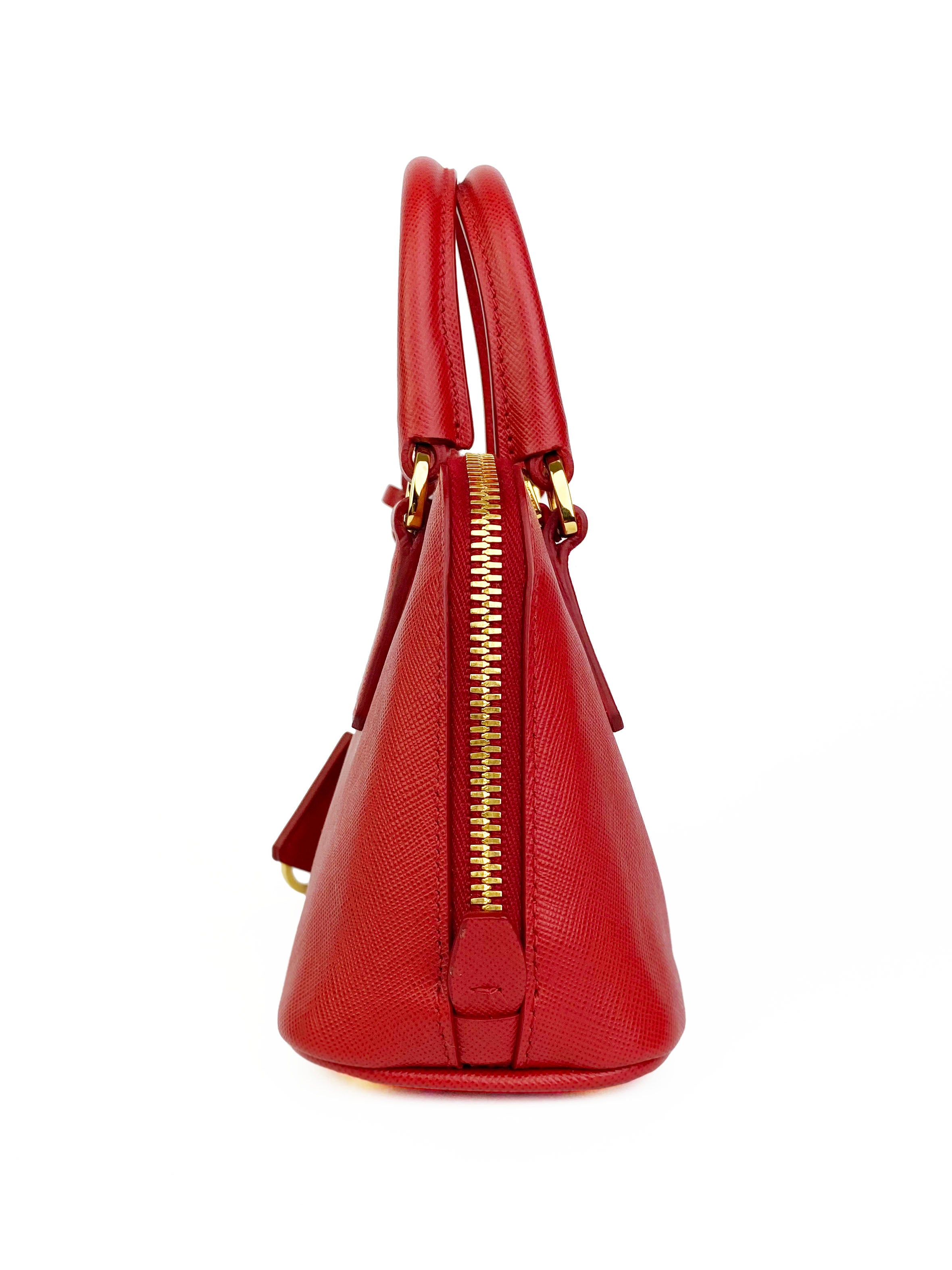 Prada Mini Red Crossbody Bag