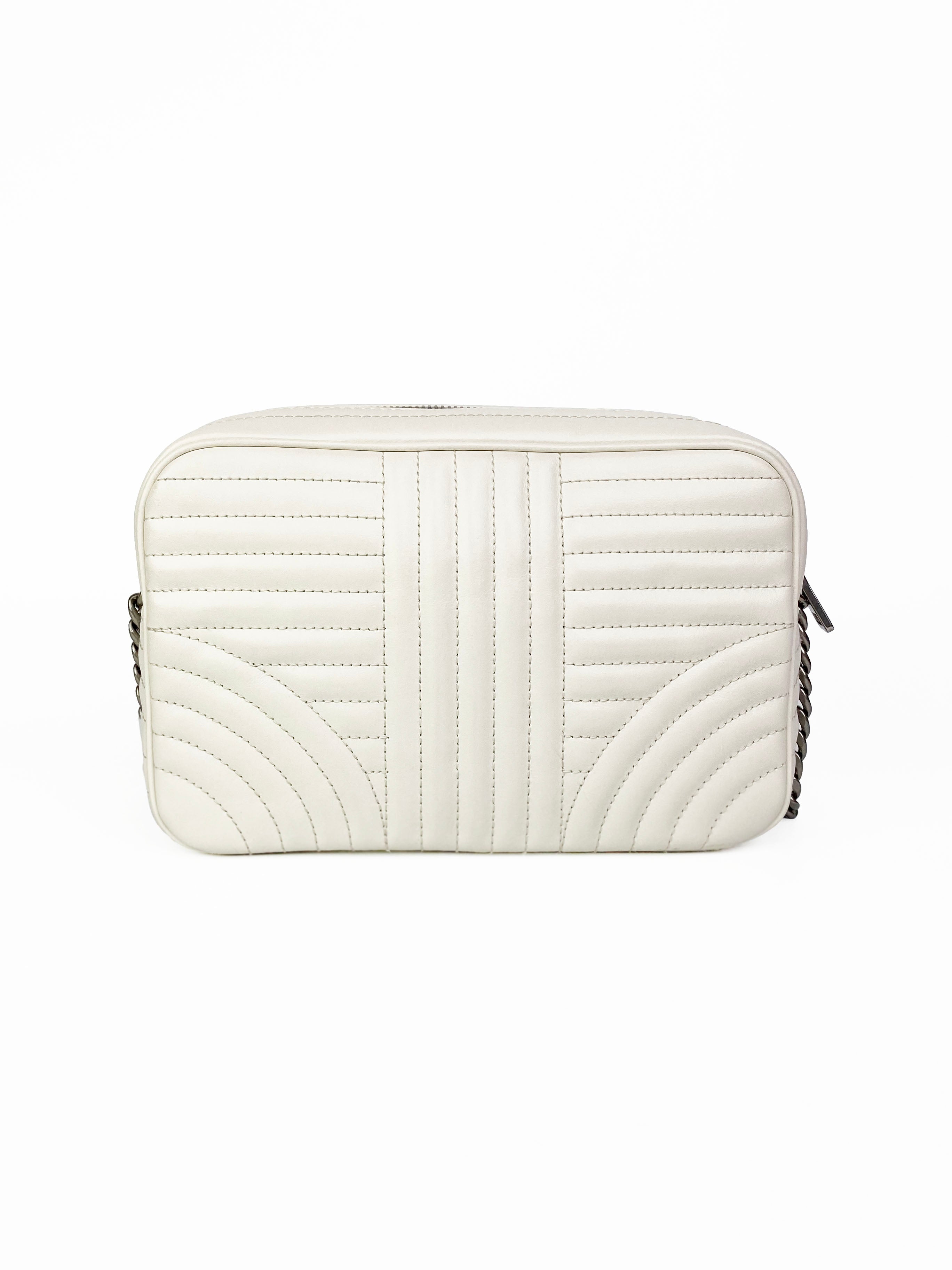 Prada Large White Diagramme Bag