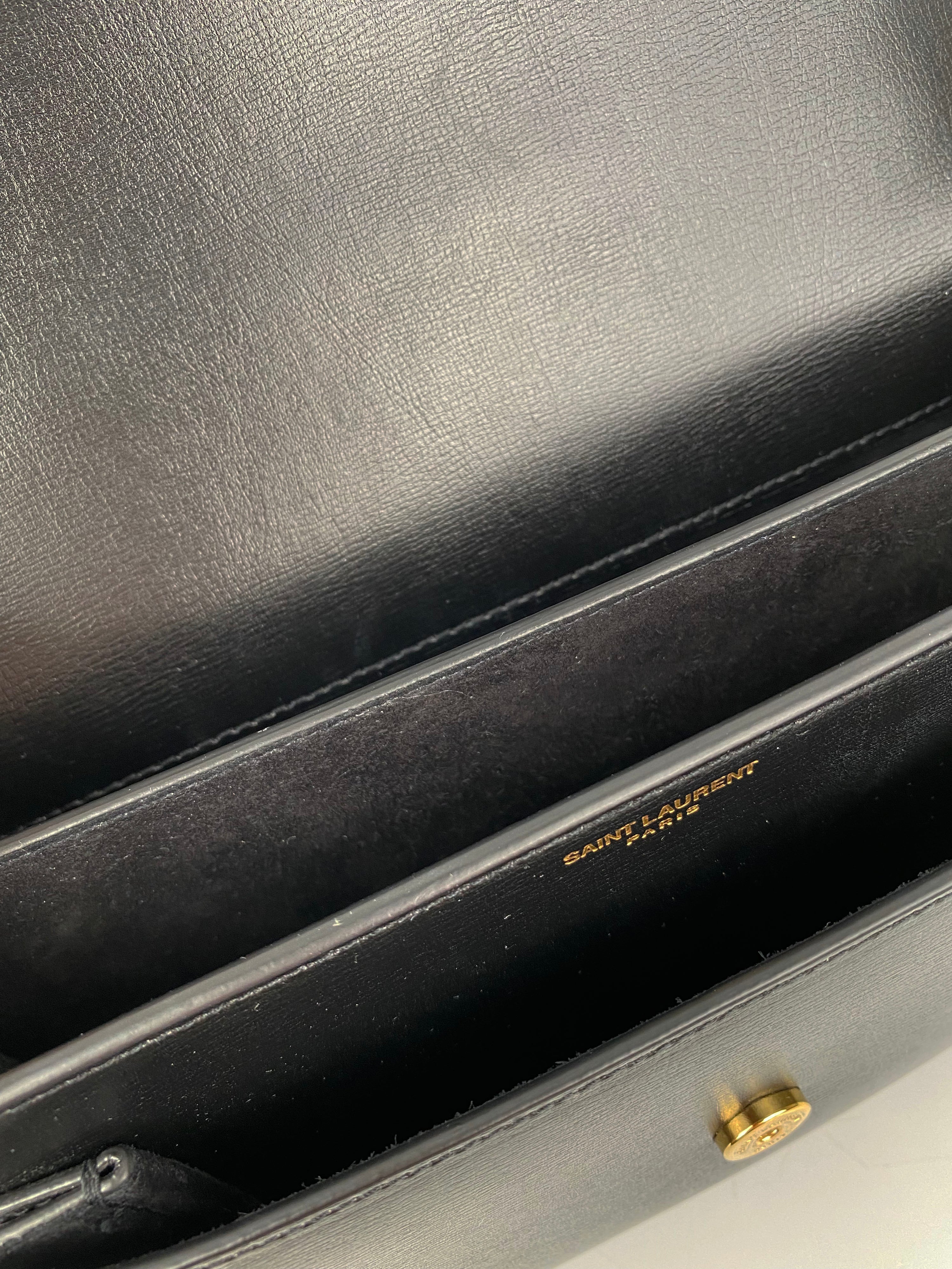 Saint Laurent Black Medium Sunset Bag