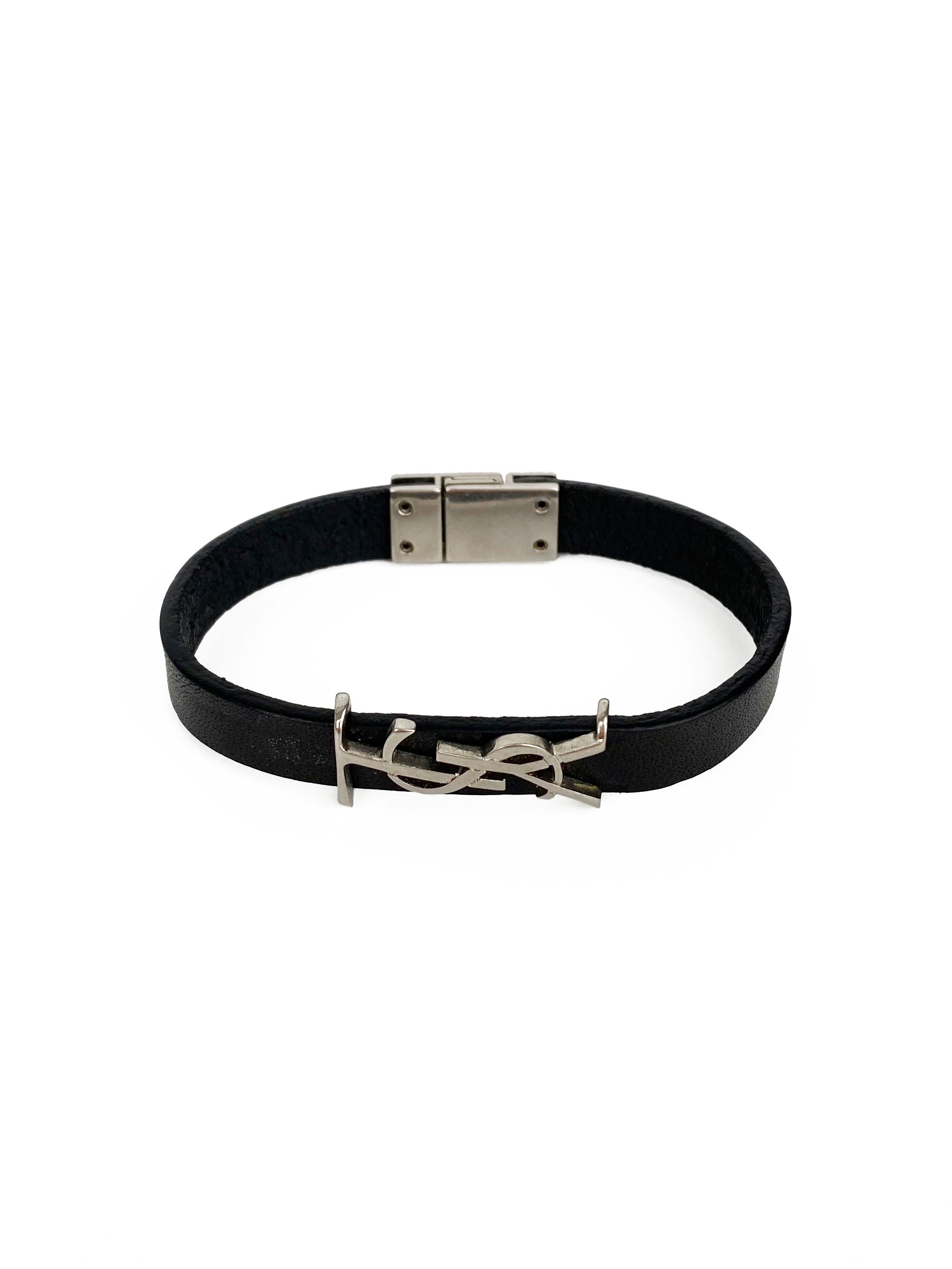 Saint Laurent Black Opyum Bracelet