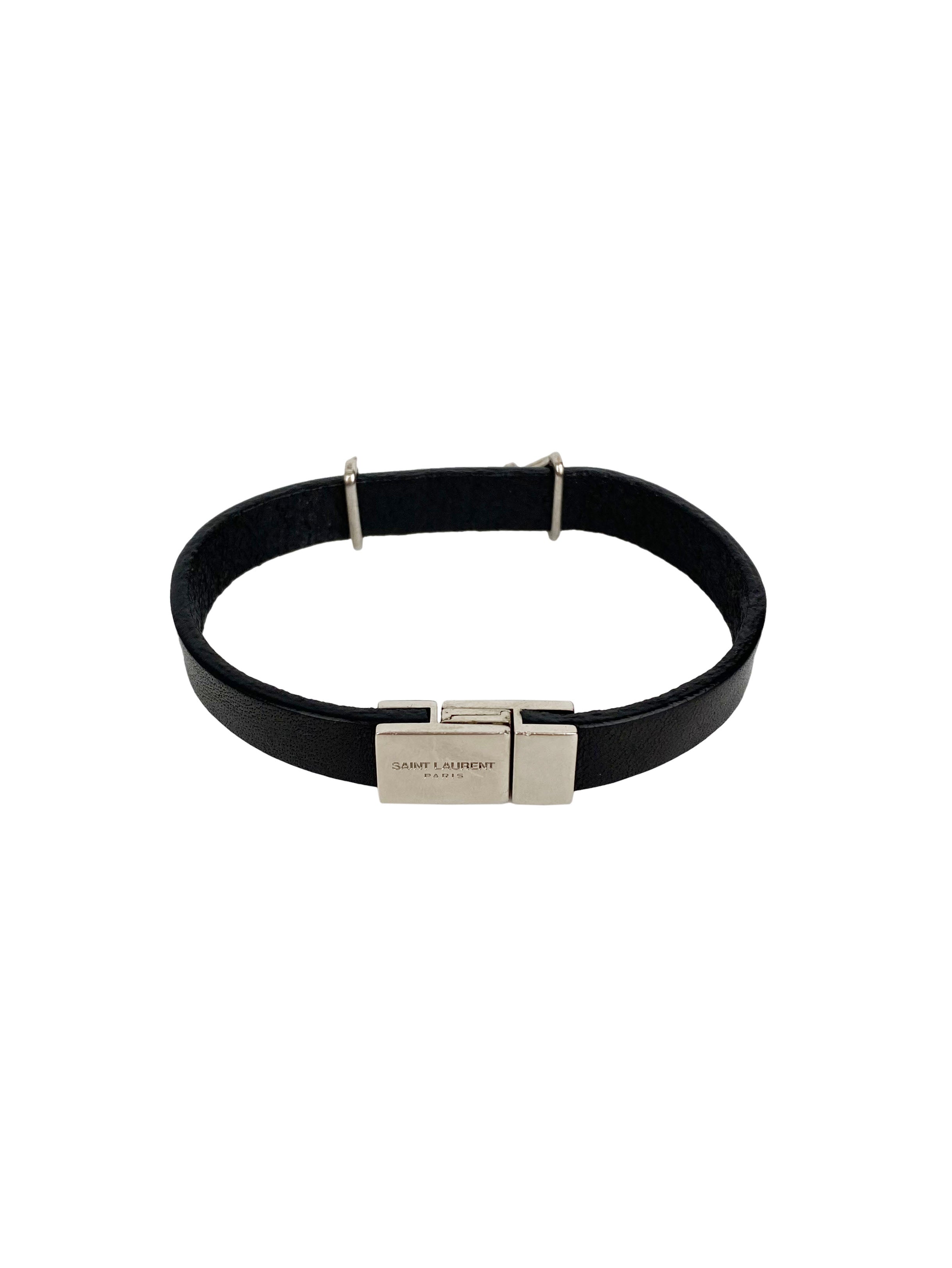 Saint Laurent Black Opyum Bracelet