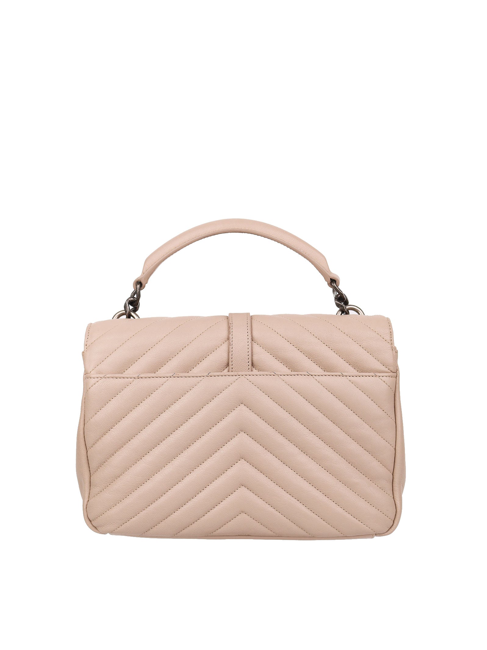 Saint Laurent Light Beige Medium College Bag