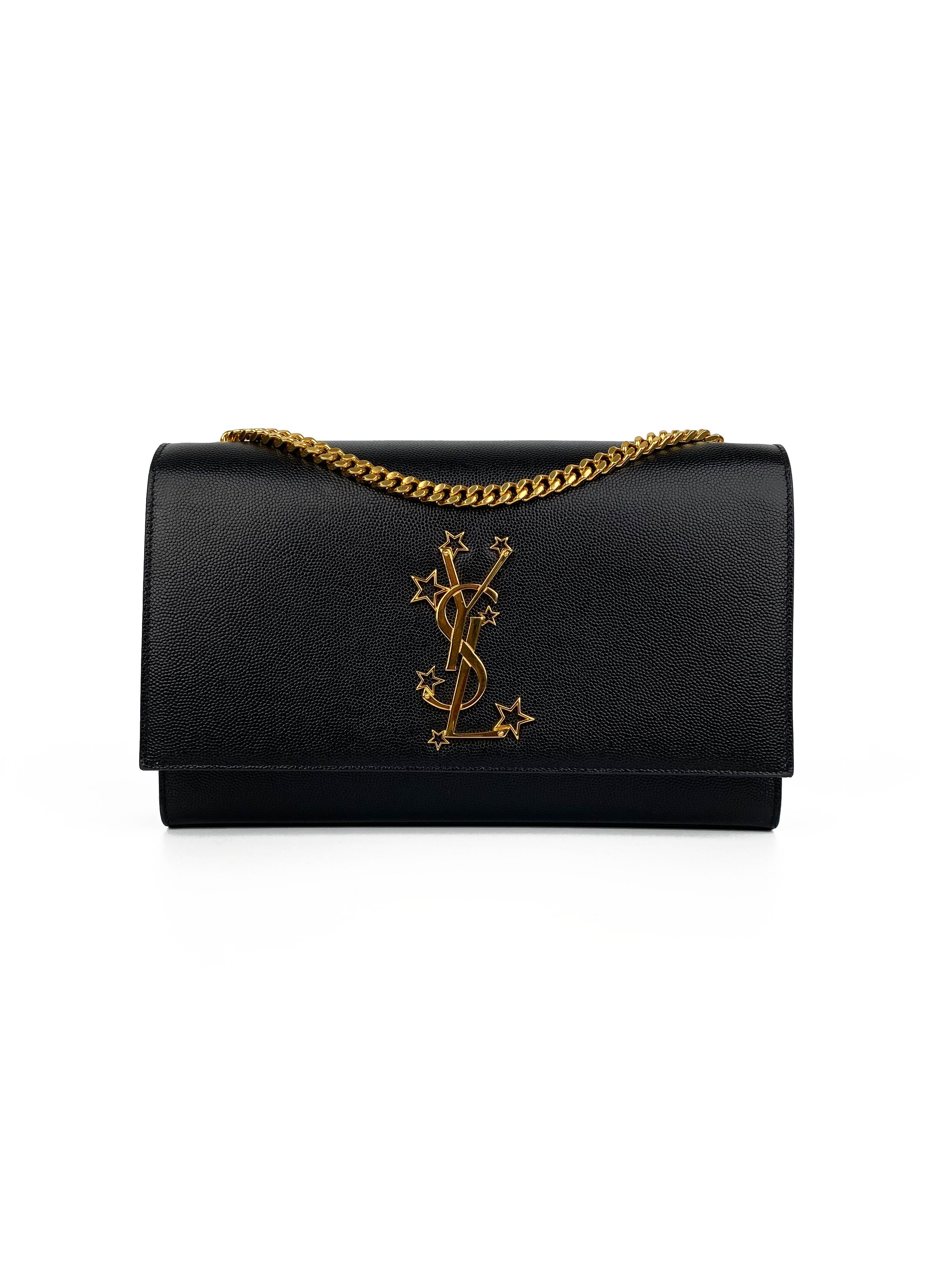 Saint Laurent Limited Edition Black Star Kate Bag