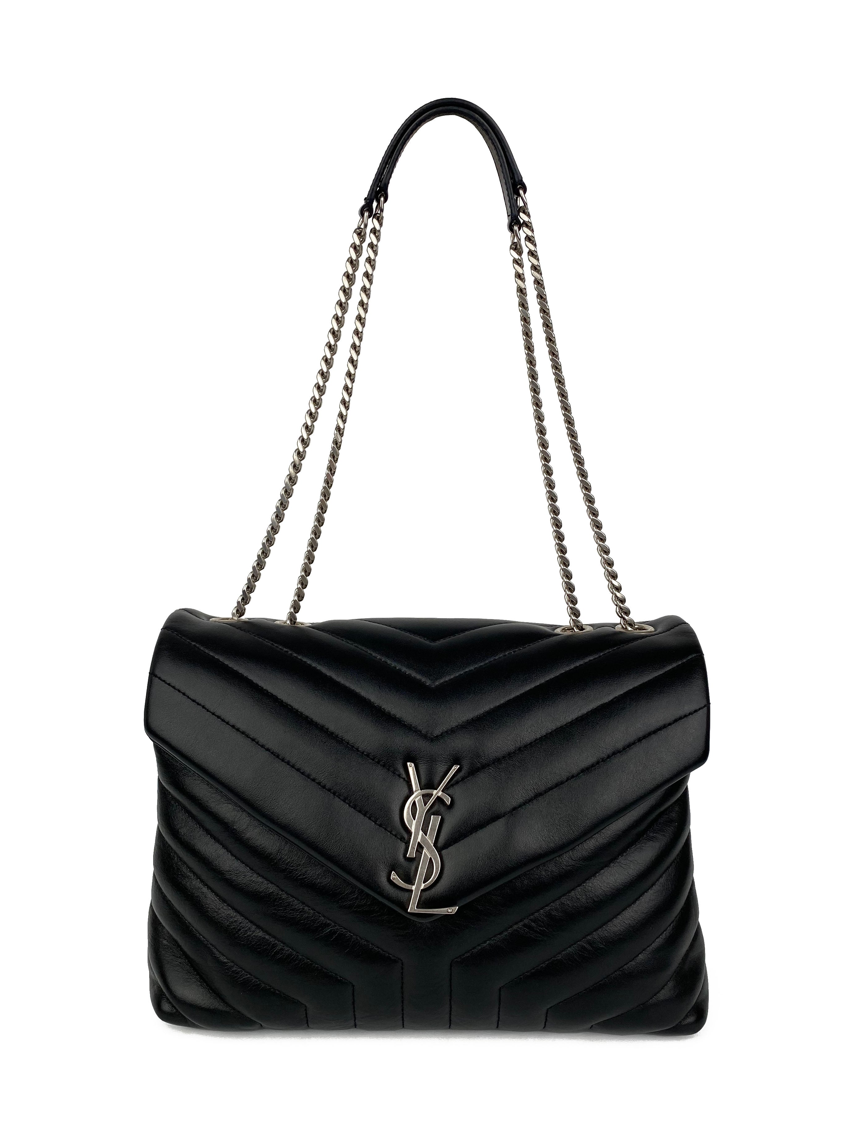 Saint Laurent Medium Black LouLou Bag