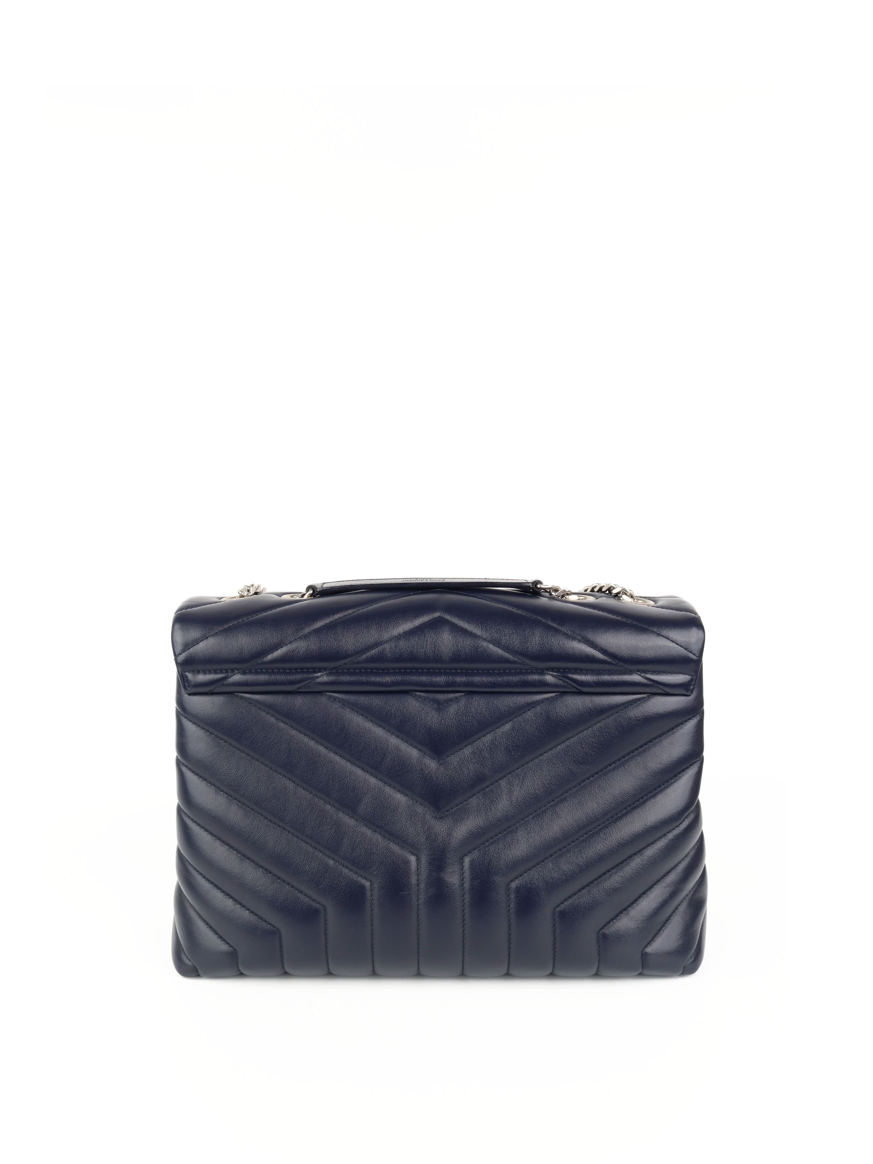 Saint Laurent Medium Navy Loulou Bag