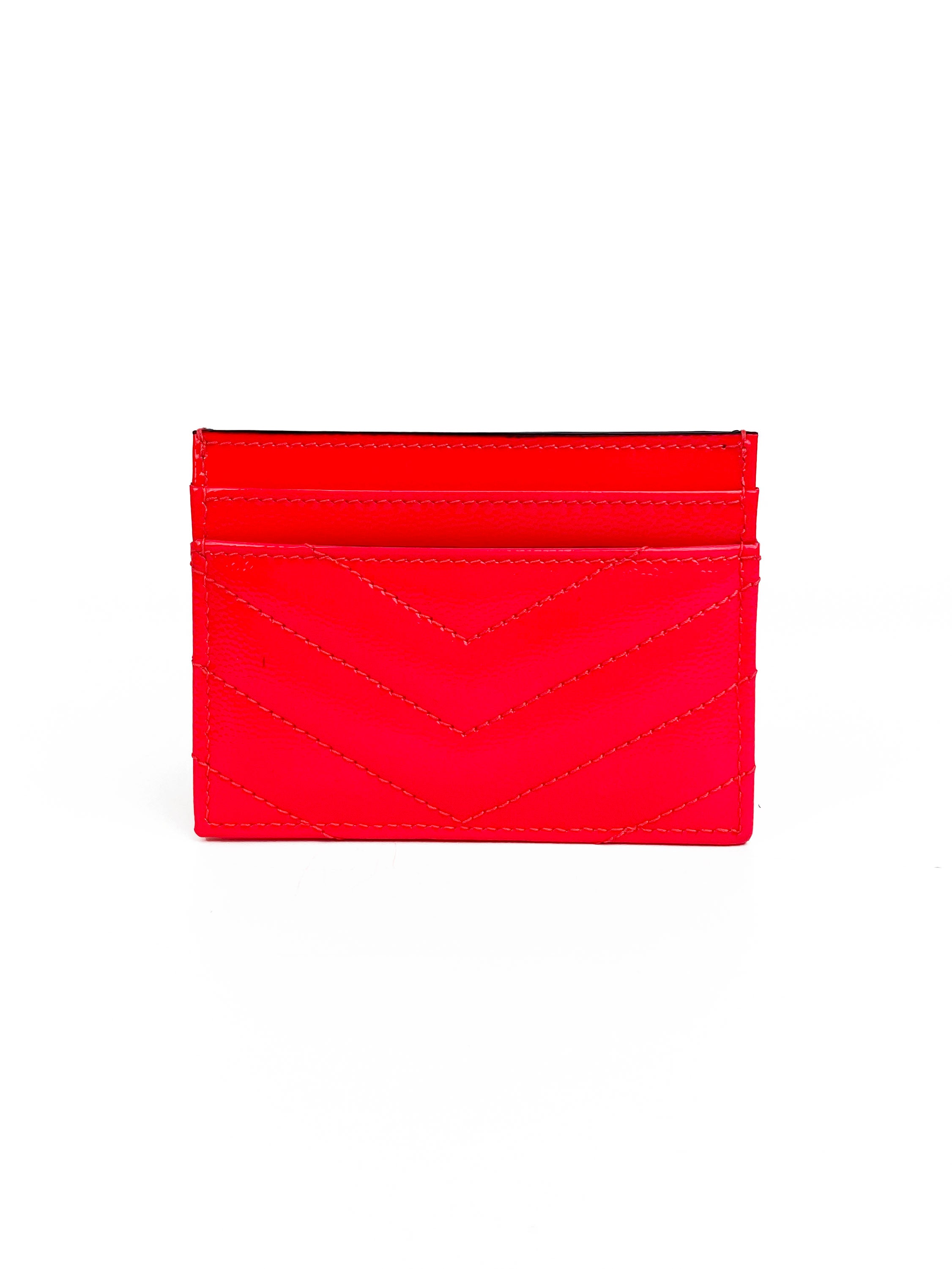 Saint Laurent Neon Pink Cardholder