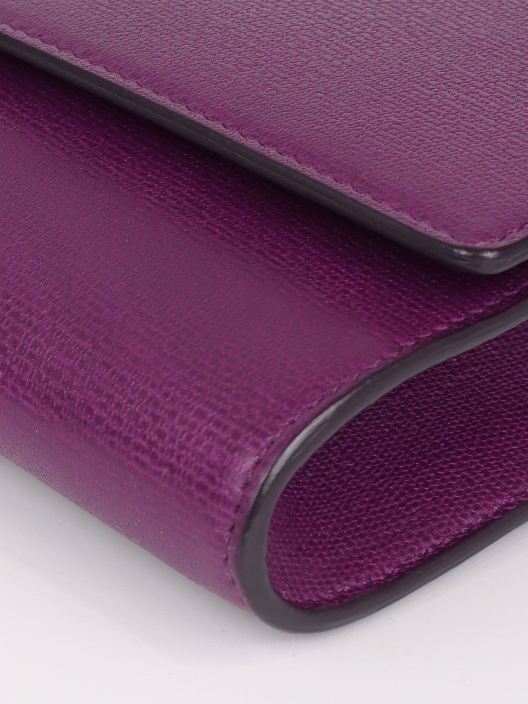 Saint Laurent Purple Y Ligne Clutch