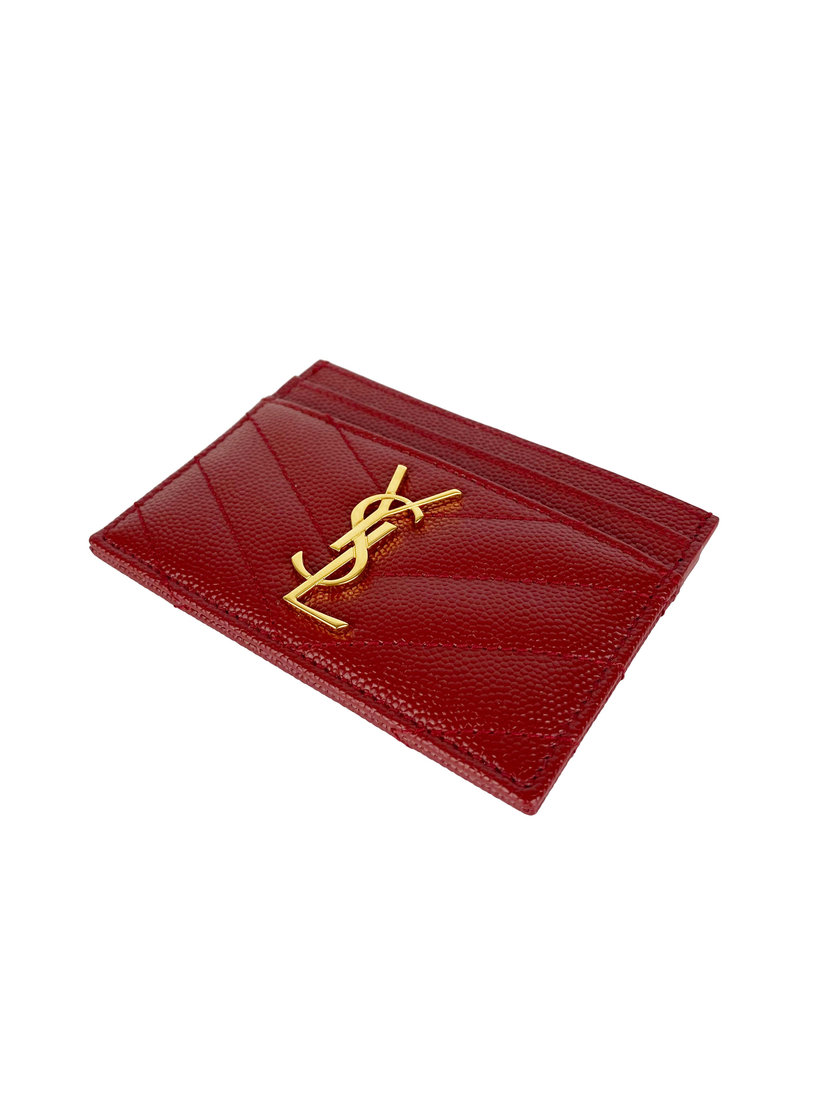 Saint Laurent Red Cardholder