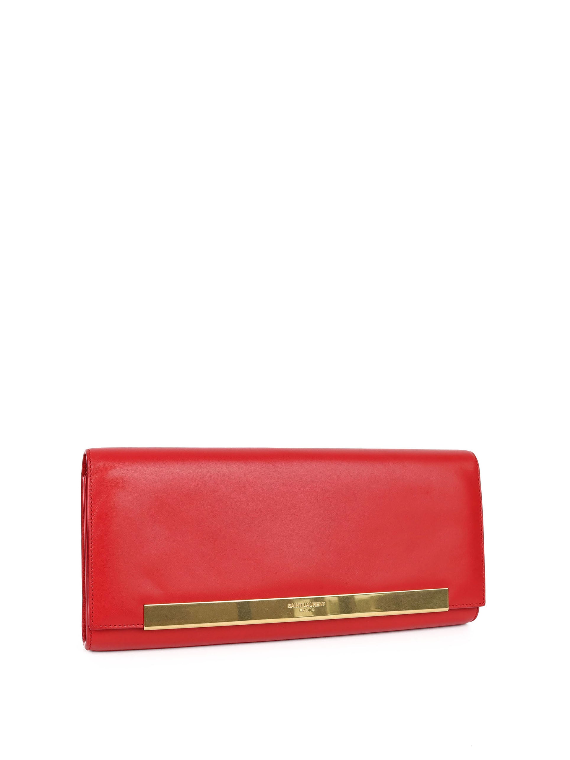 Saint Laurent Red Clutch