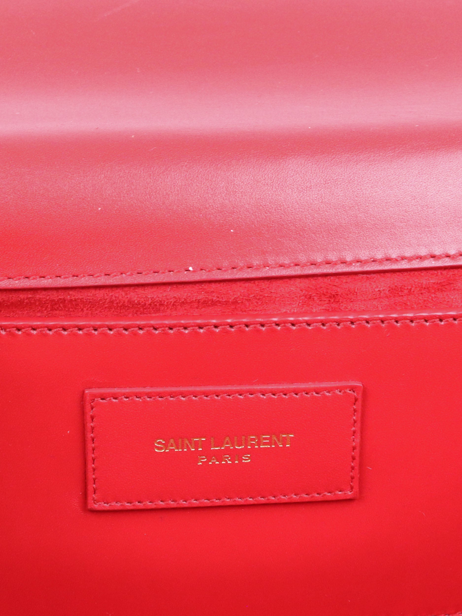 Saint Laurent Red Clutch