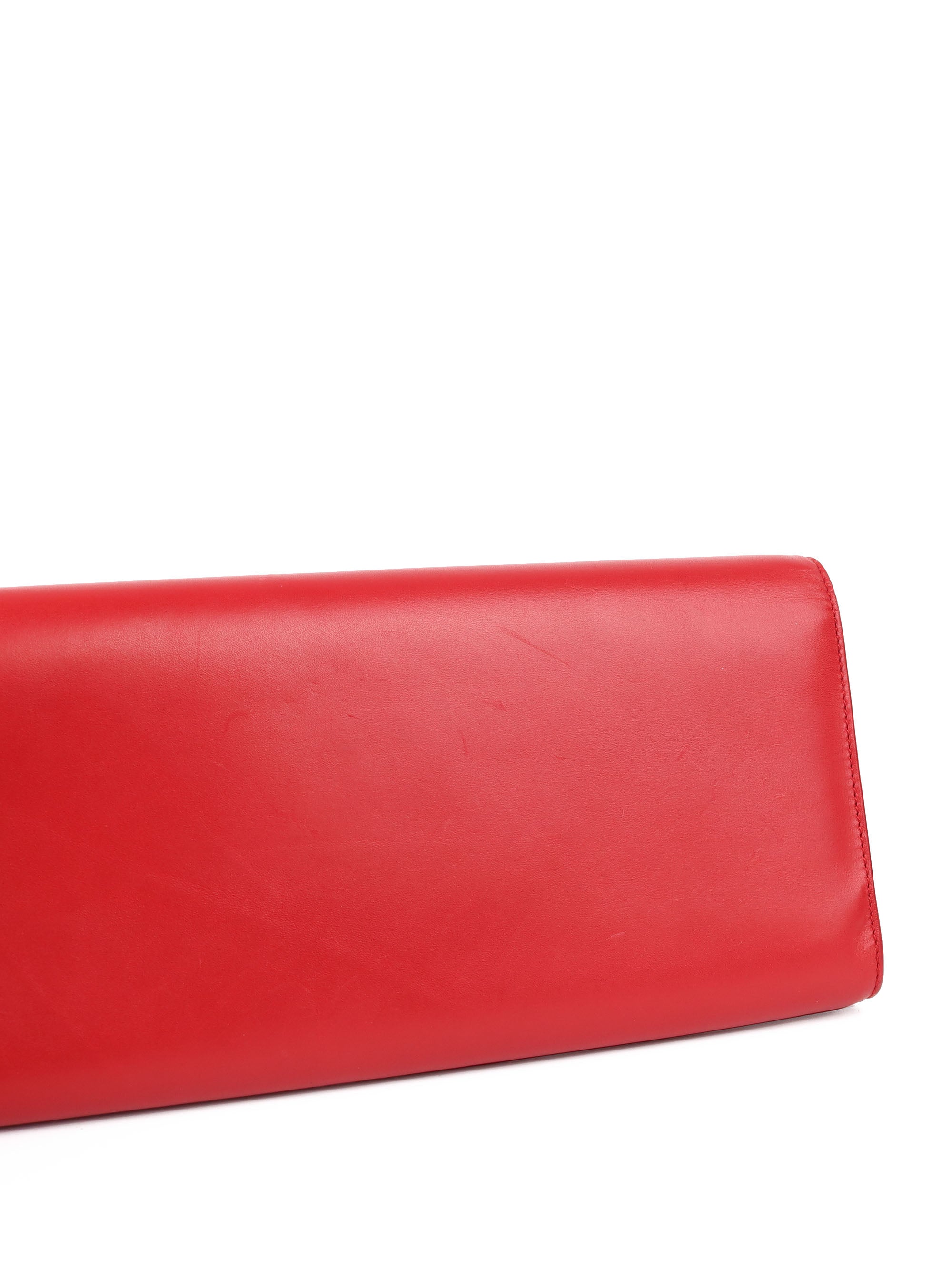 Saint Laurent Red Clutch