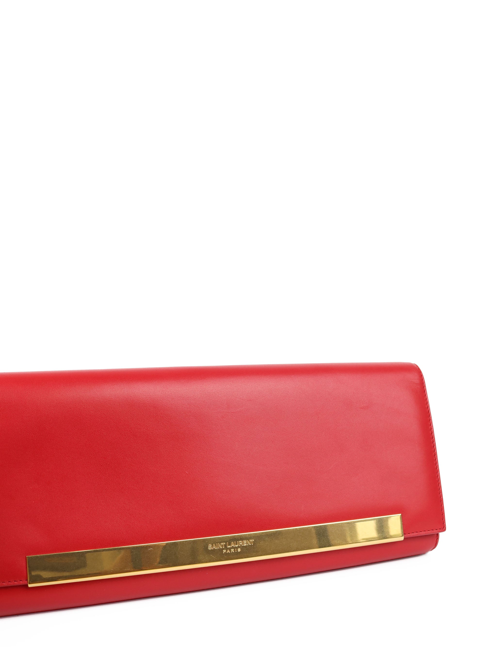 Saint Laurent Red Clutch