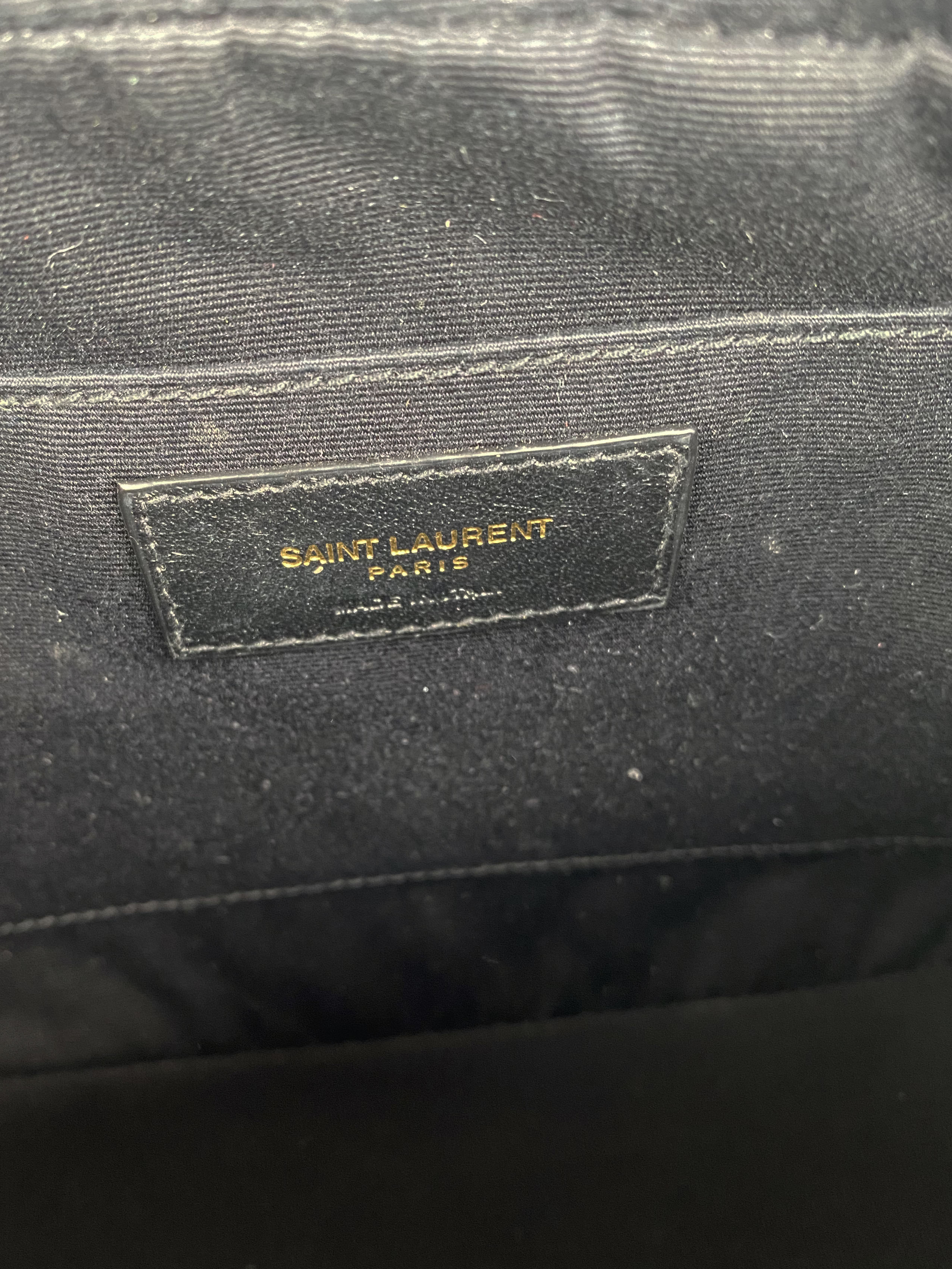 Saint Laurent Red Lou Camera Bag