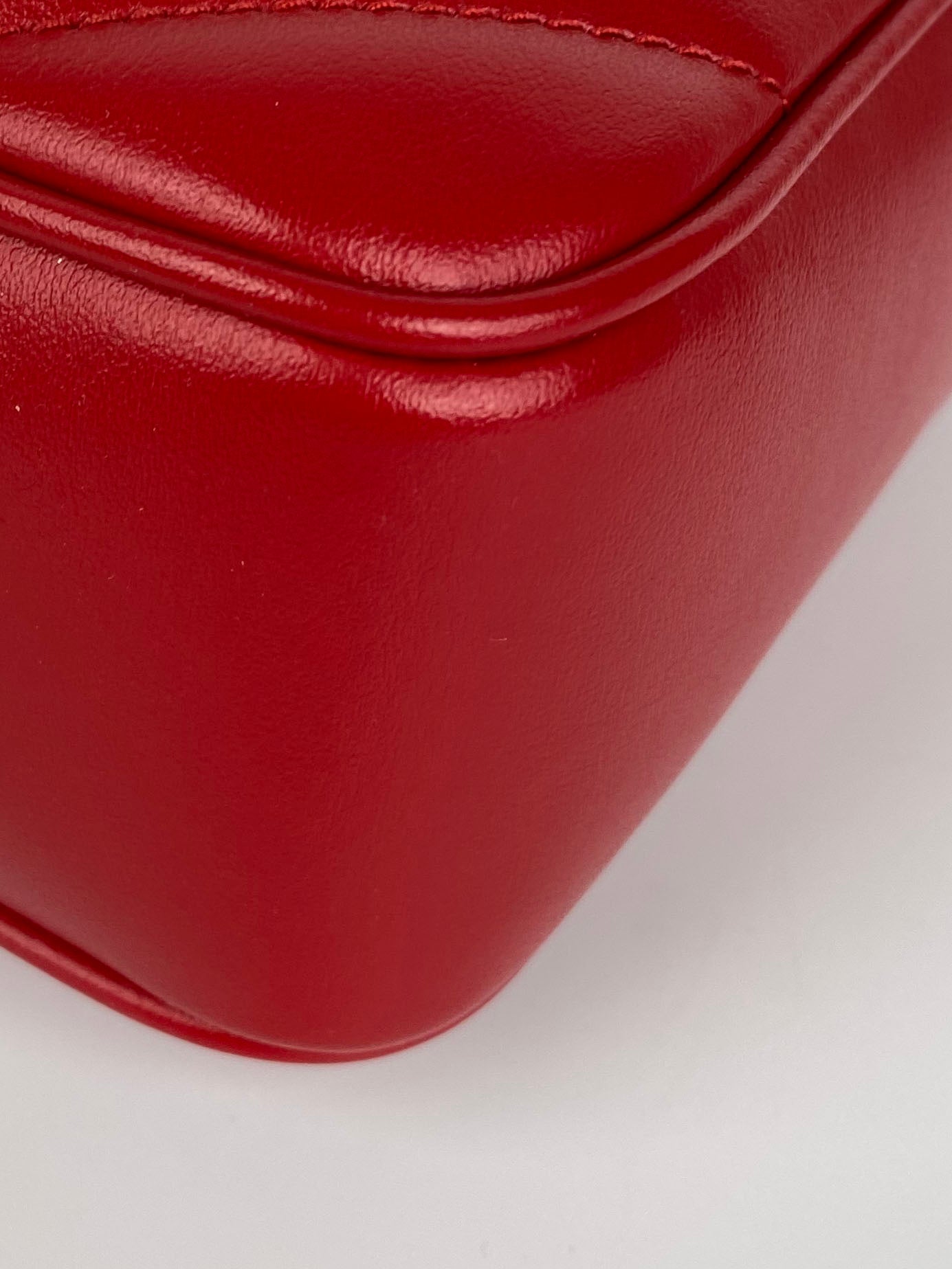 Saint Laurent Red Lou Camera Bag