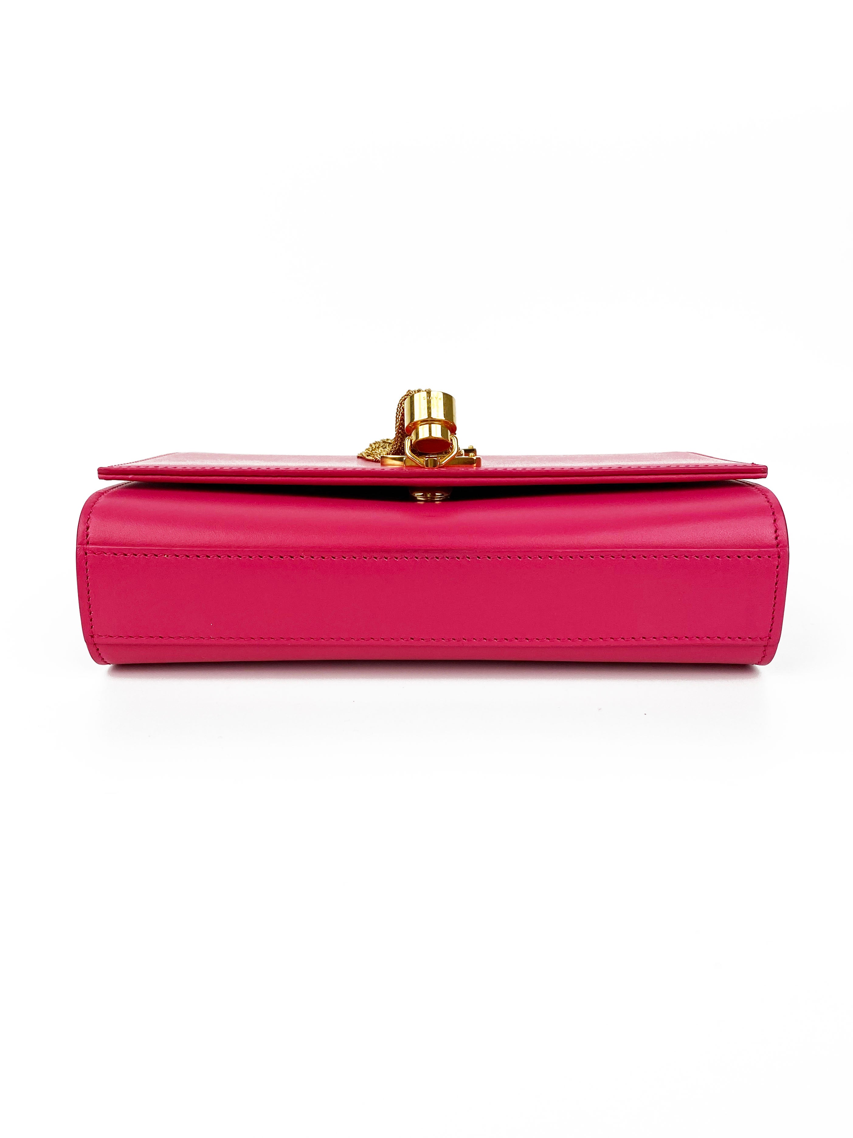 Saint Laurent Small Hot Pink Kate Bag